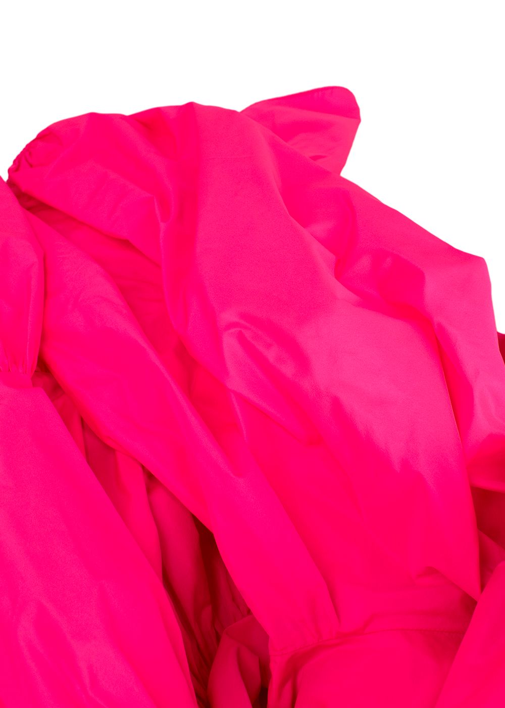 Valentino Neon Pink Satin Mini Dress Size XXS polyester