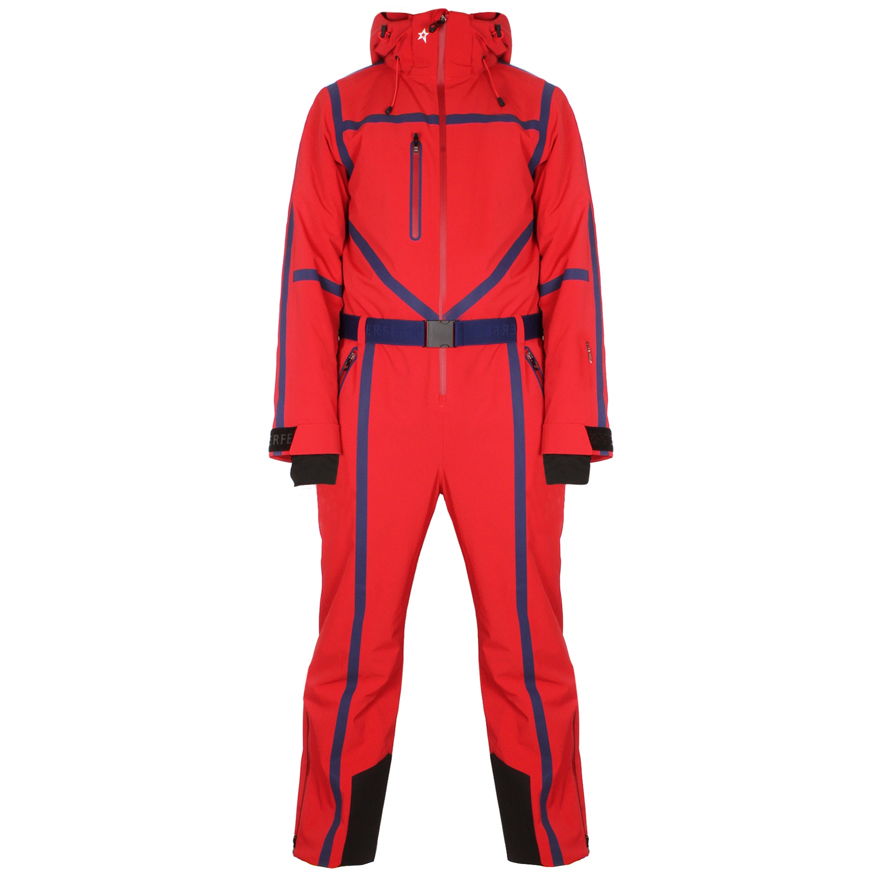 Men's Perfect Moment Red Ski Suit Size M polyester mix