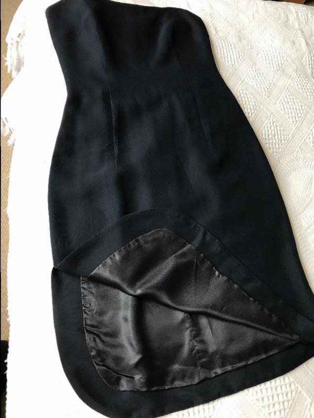 Sportmax Strapless Corset Dress Size S Black viscose