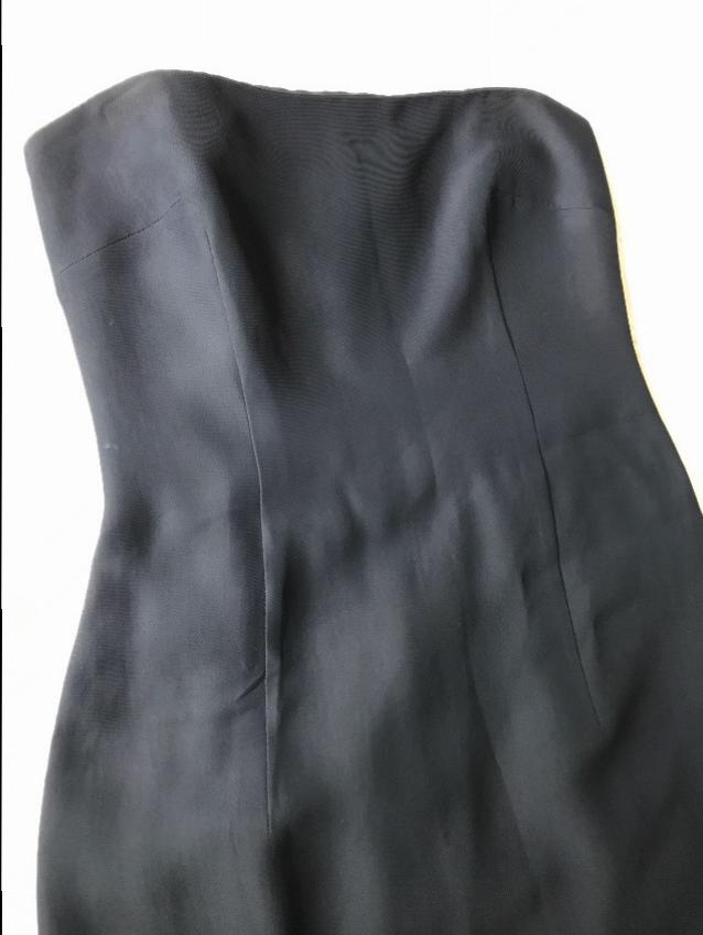 Sportmax Strapless Corset Dress Size S Black viscose