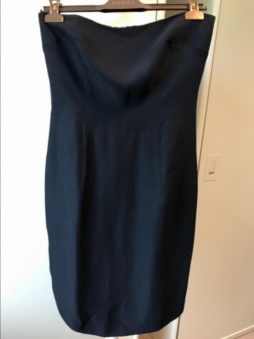 Sportmax Strapless Corset Dress Size S Black viscose