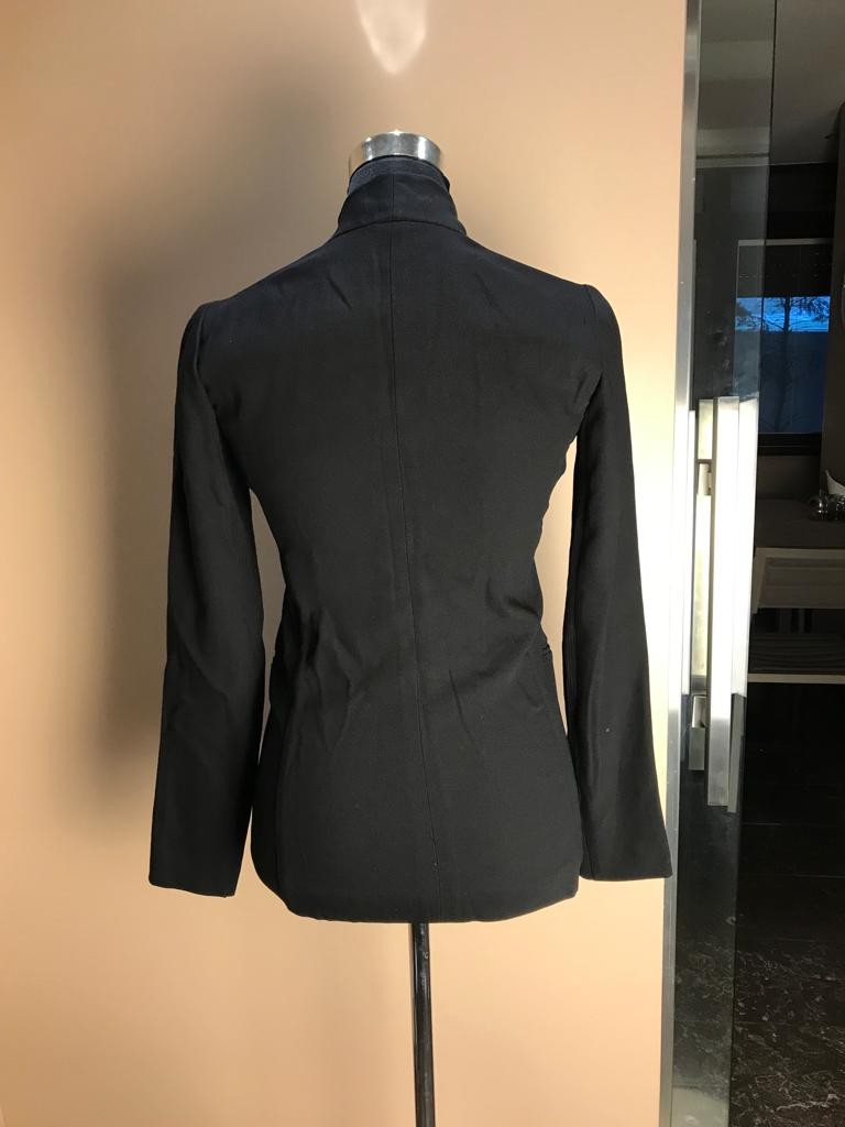 Preowned Gucci Black Wool Shawl Collar Blazer