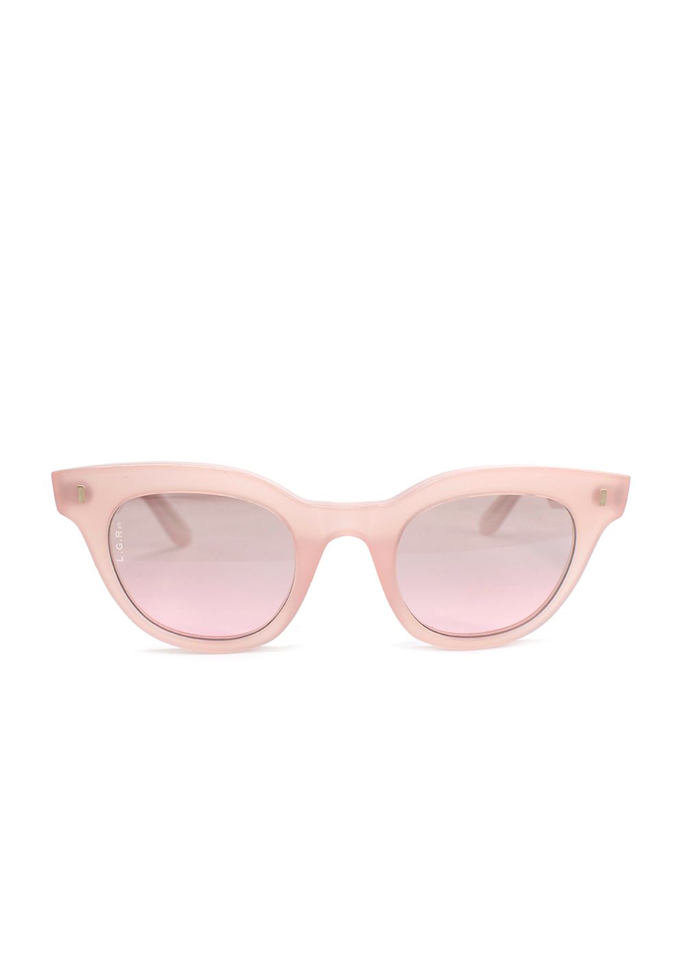 Luisa Beccaria Pale Pink Sunglasses Light pink plastic