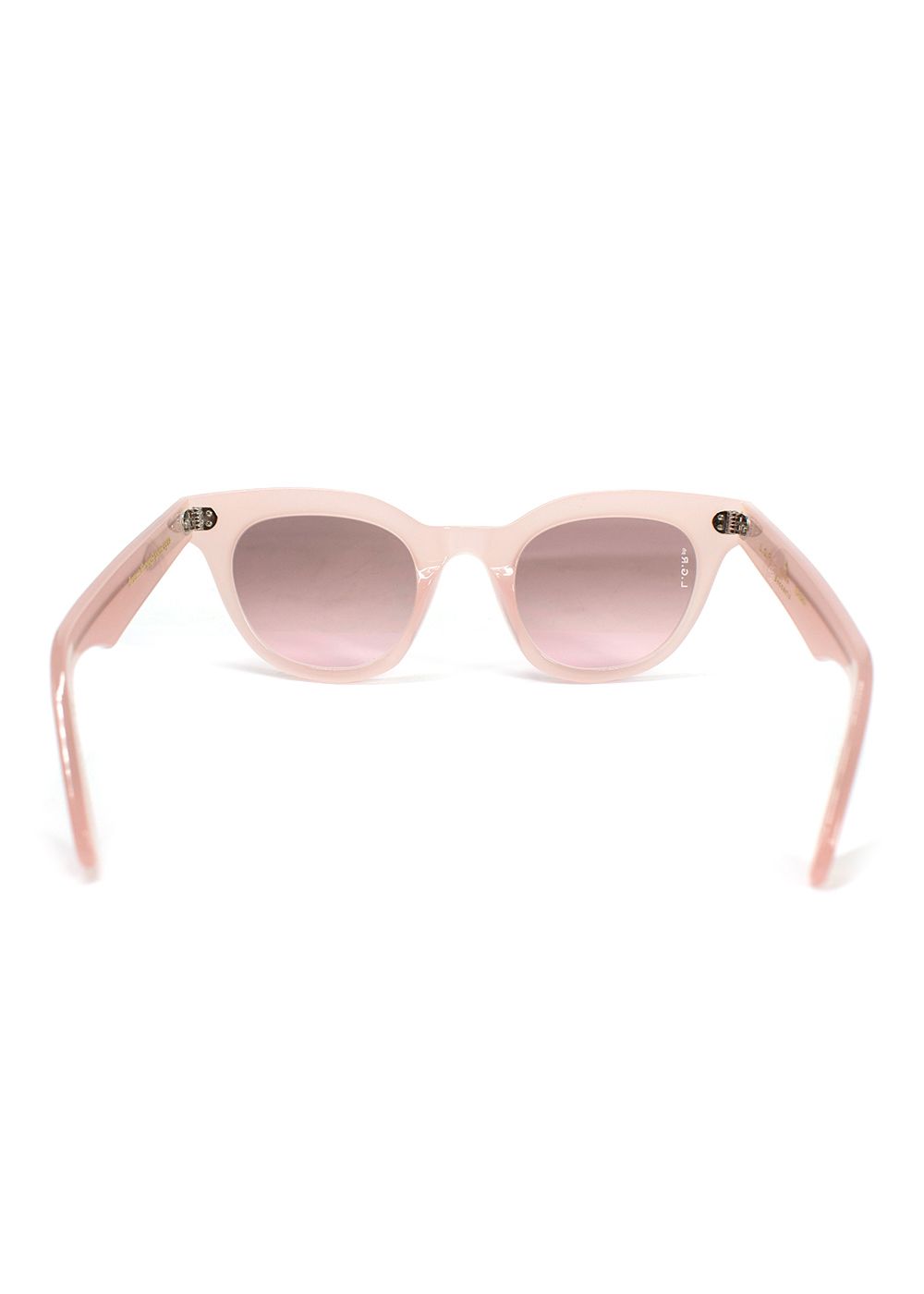 Luisa Beccaria Pale Pink Sunglasses Light pink plastic