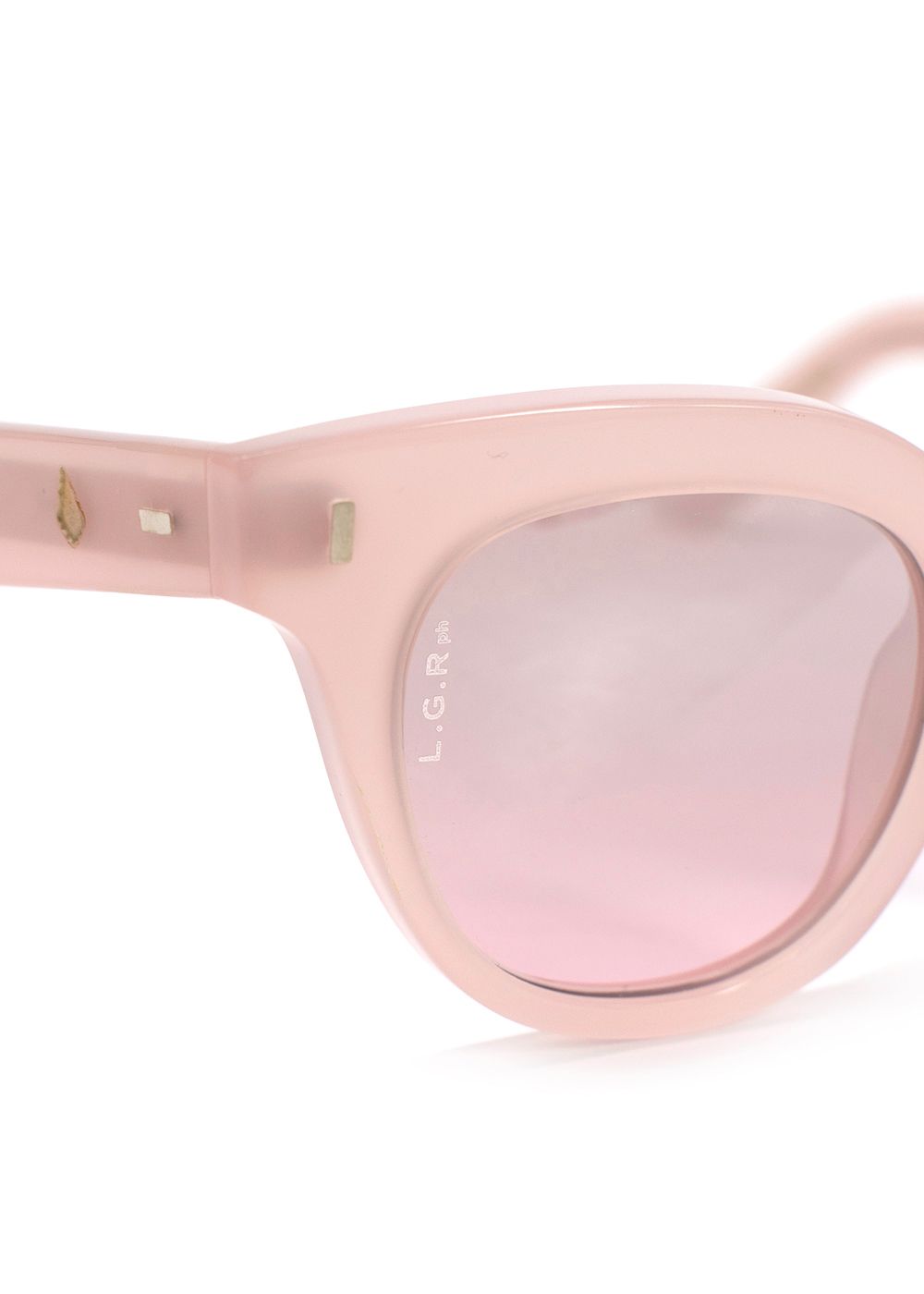 Luisa Beccaria Pale Pink Sunglasses Light pink plastic