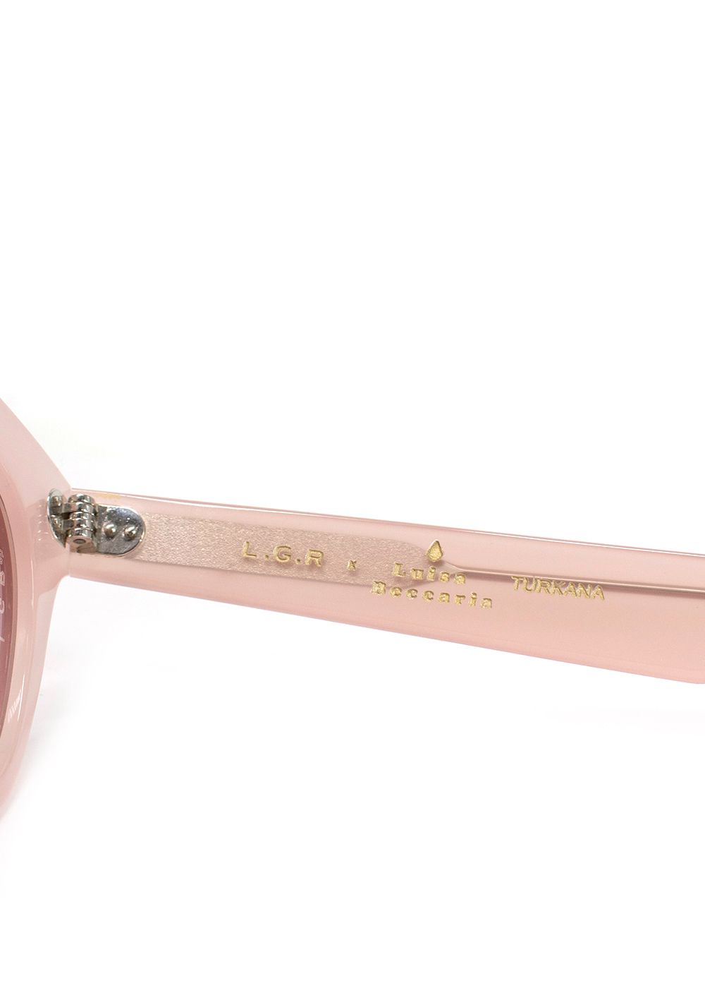 Luisa Beccaria Pale Pink Sunglasses Light pink plastic