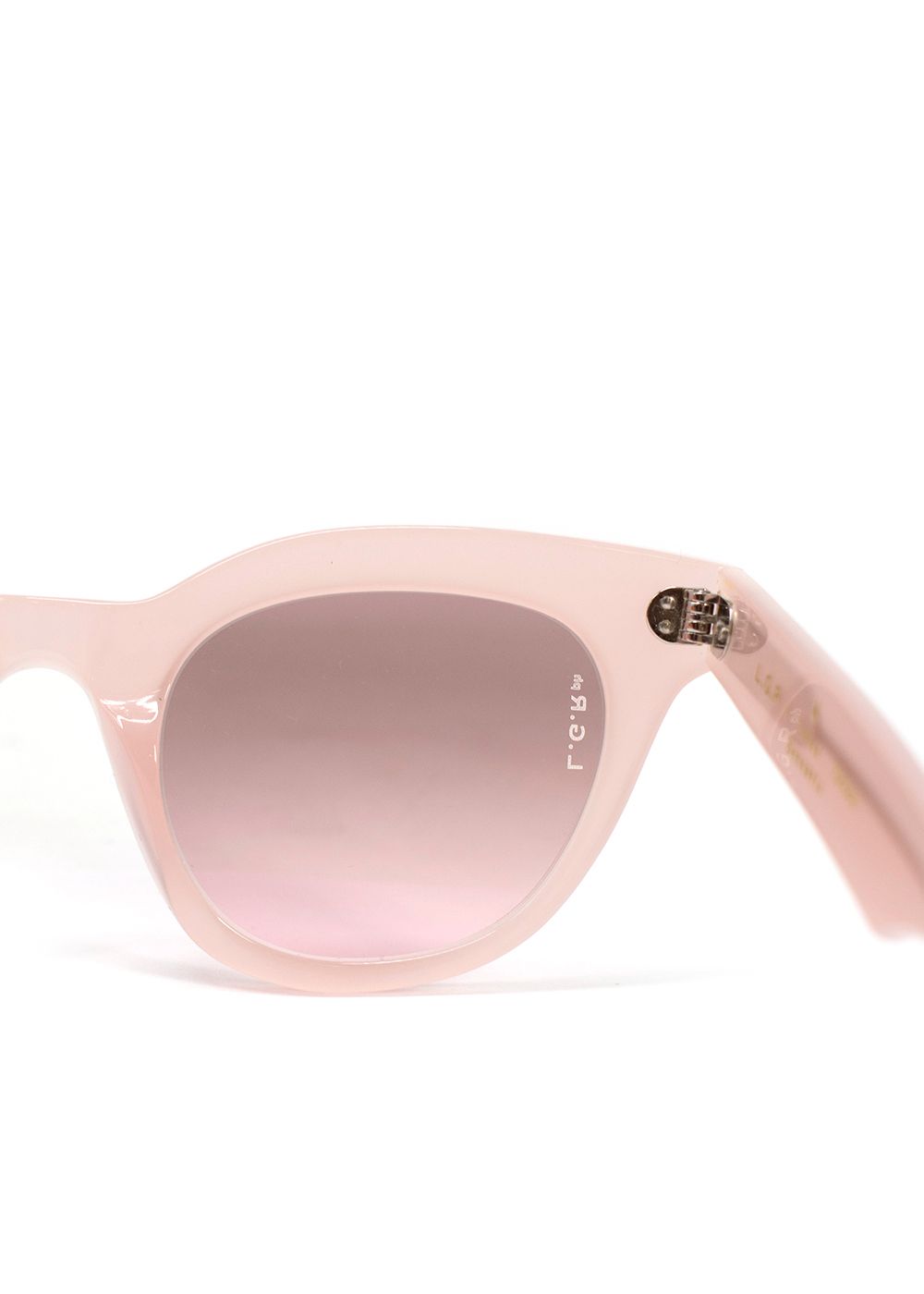 Luisa Beccaria Pale Pink Sunglasses Light pink plastic