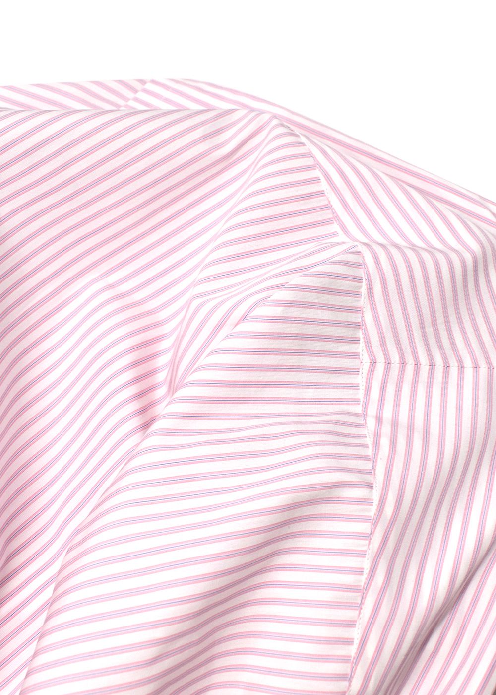 Men's Alessandro Gherardi Pink Striped Shirt Size L cotton