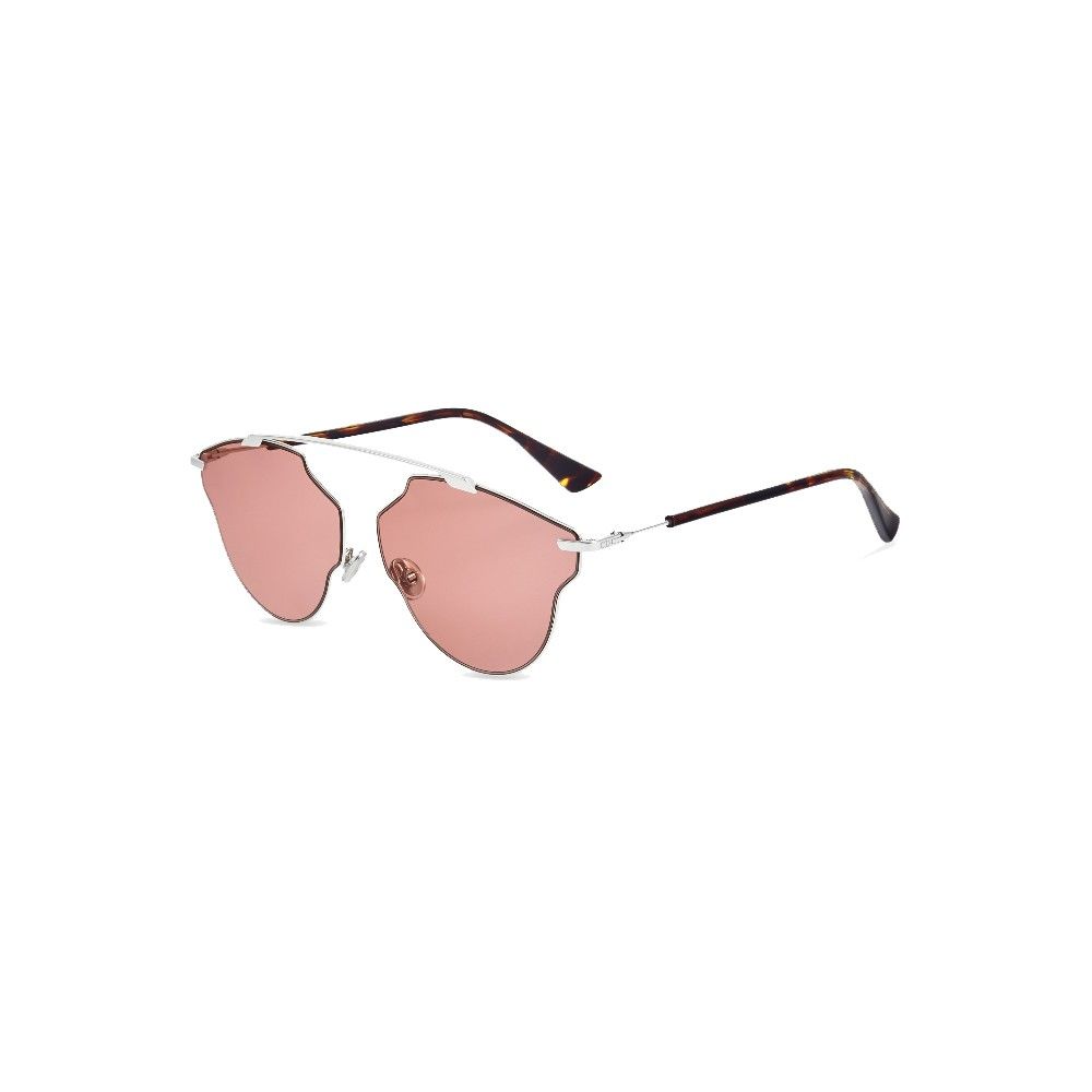 Preowned Dior Pink Tortoise DiorSoRealPop Sunglasses pink light gold brown metal/acetate