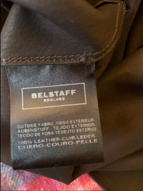 Belstaff Black Suede Belted Dress Size XXS Tan/Brown leather