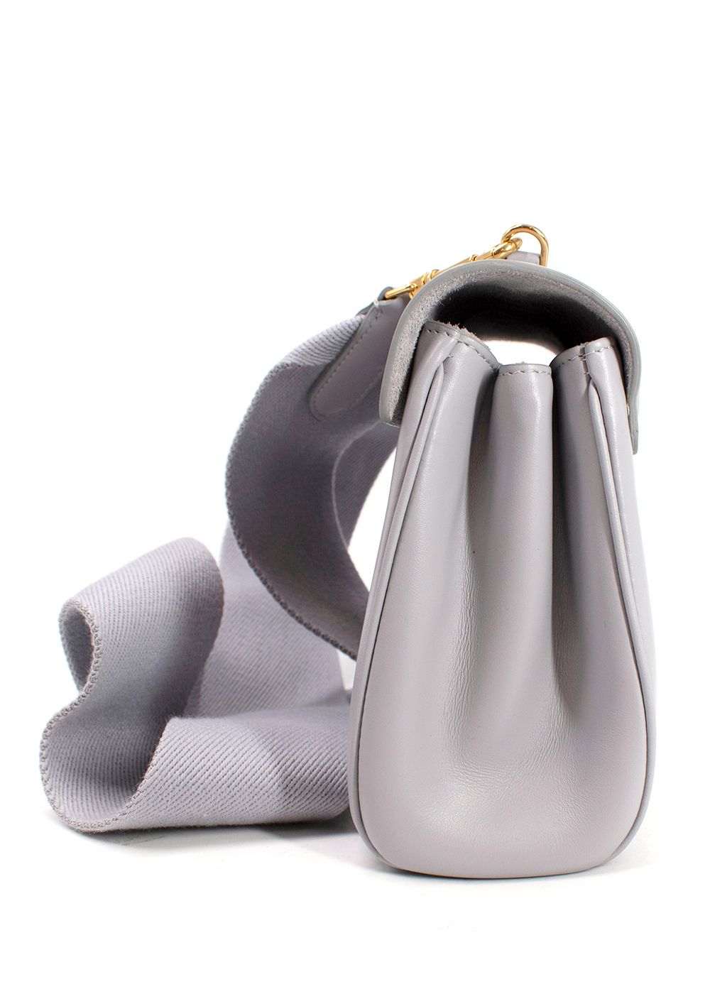 Preowned Celine Grey Leather Soft Teen Bag