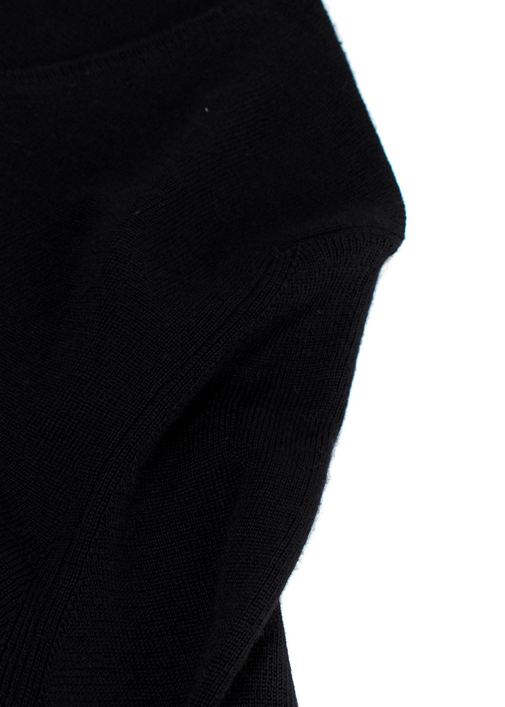 Jil Sander Black Fine Knit Jumper Size XS cashmere