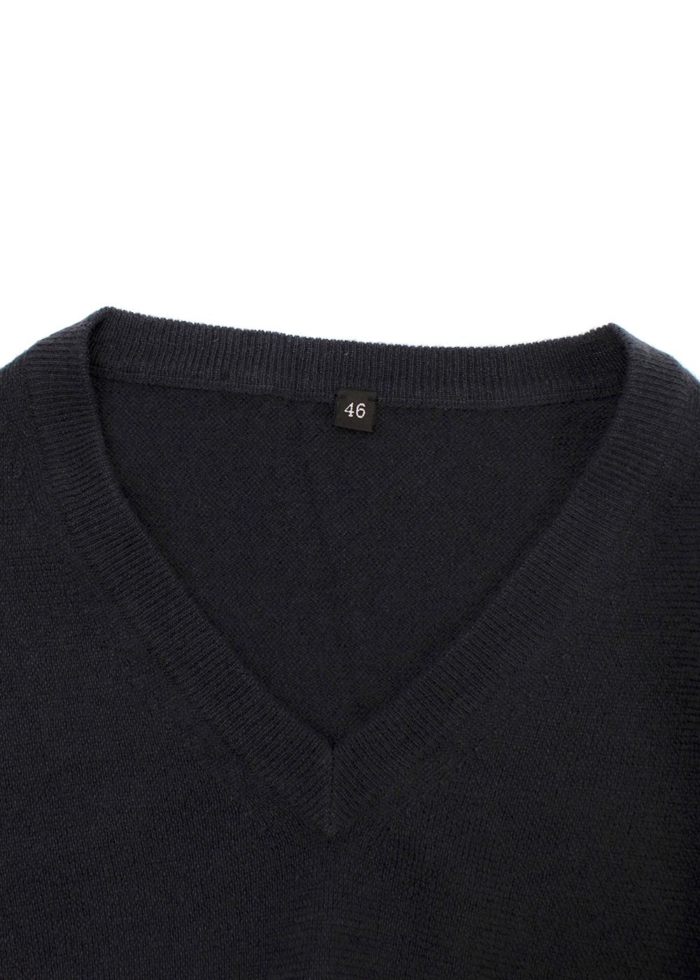 Loro Piana Charcoal Fine Baby Cashmere Jumper Size L Grey