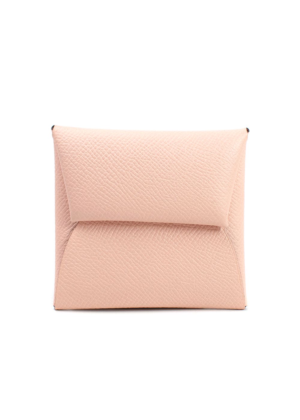 Hermes Light Pink Verso Epsom Leather Bastia Coin Purse