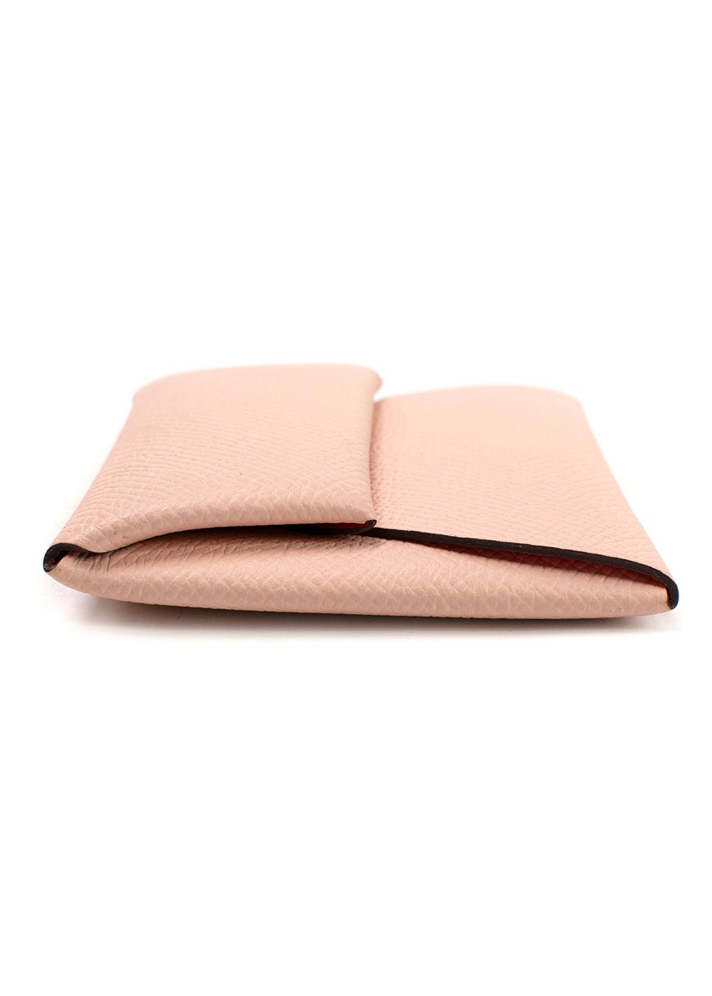 Hermes Light Pink Verso Epsom Leather Bastia Coin Purse