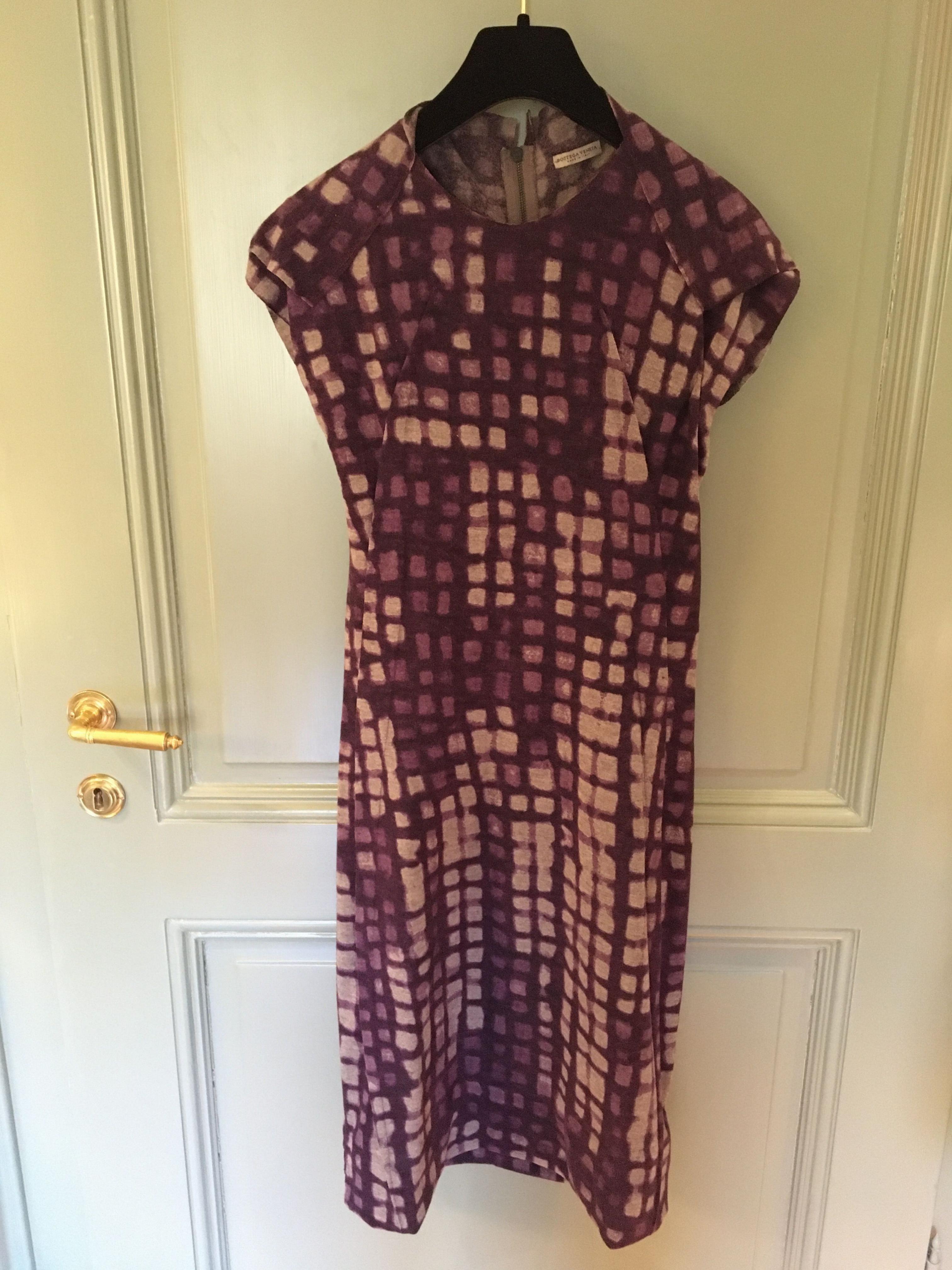 Preowned Bottega Veneta Purple jersey Dress Size XS jersey/mixed/no composition label