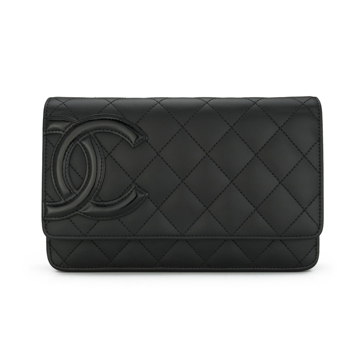 Chanel Black Cambon Wallet on Chain