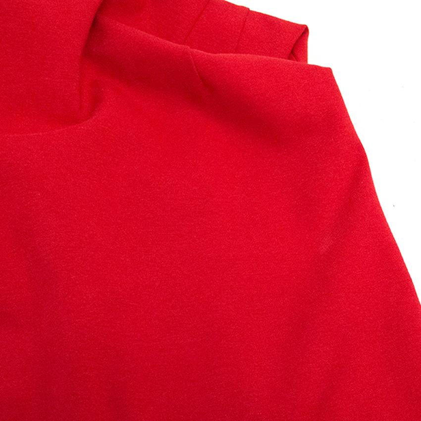 Preowned DKNY Red Sleeveless Dress Size S cotton