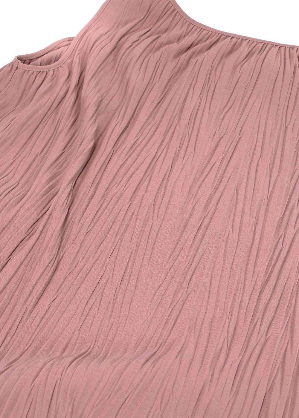 MaxMara Leisure Blush Pink Vadius Pleated Midi Dress Size S