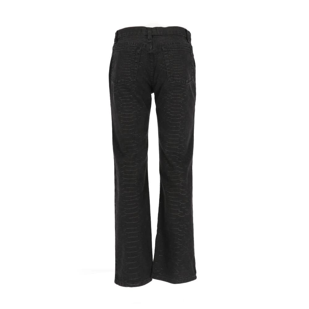 Roberto Cavalli Black Cotton Jeans - 2000s