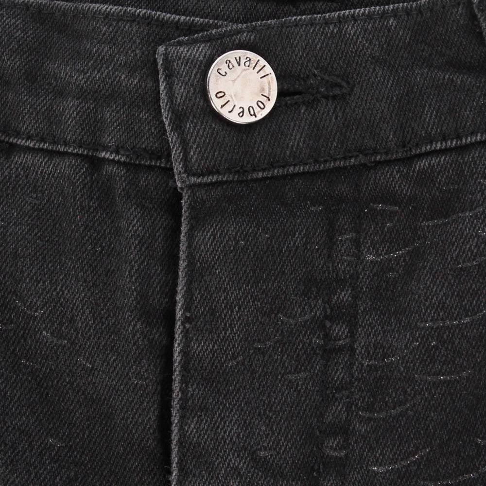 Roberto Cavalli Black Cotton Jeans - 2000s