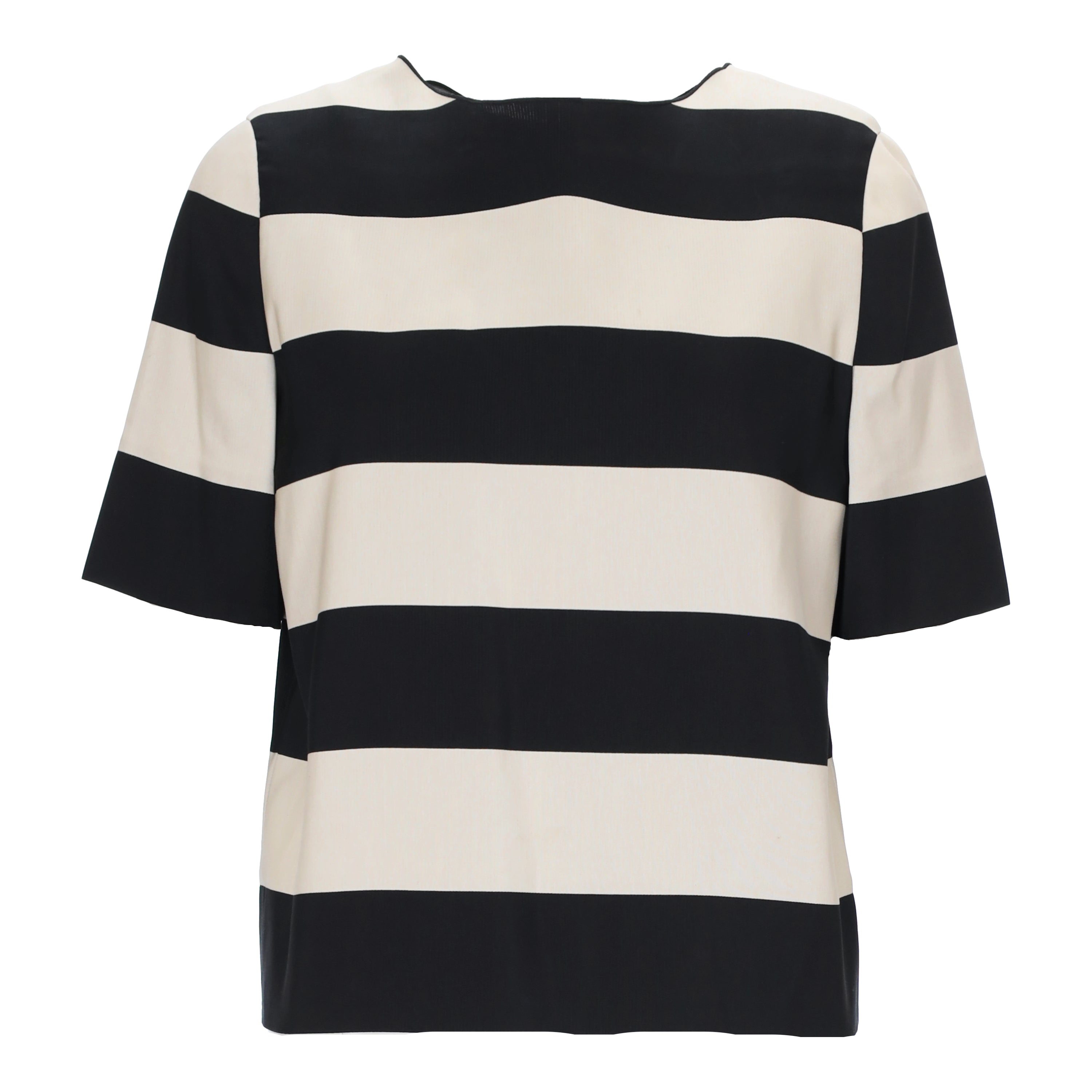 Lanvin Black and White Stripe Top - '10s