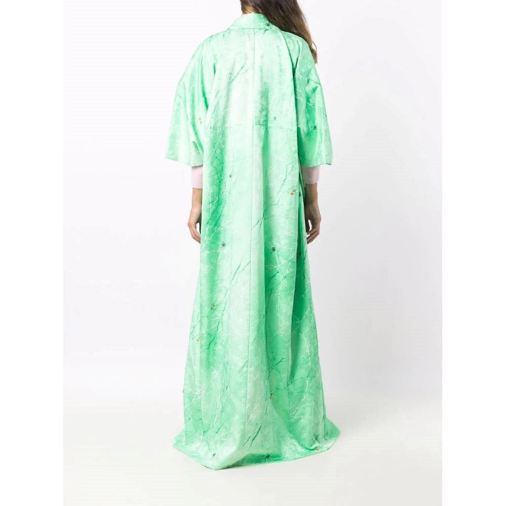 A.N.G.E.L.O. Vintage Cult Green Silk Kimono - '70s