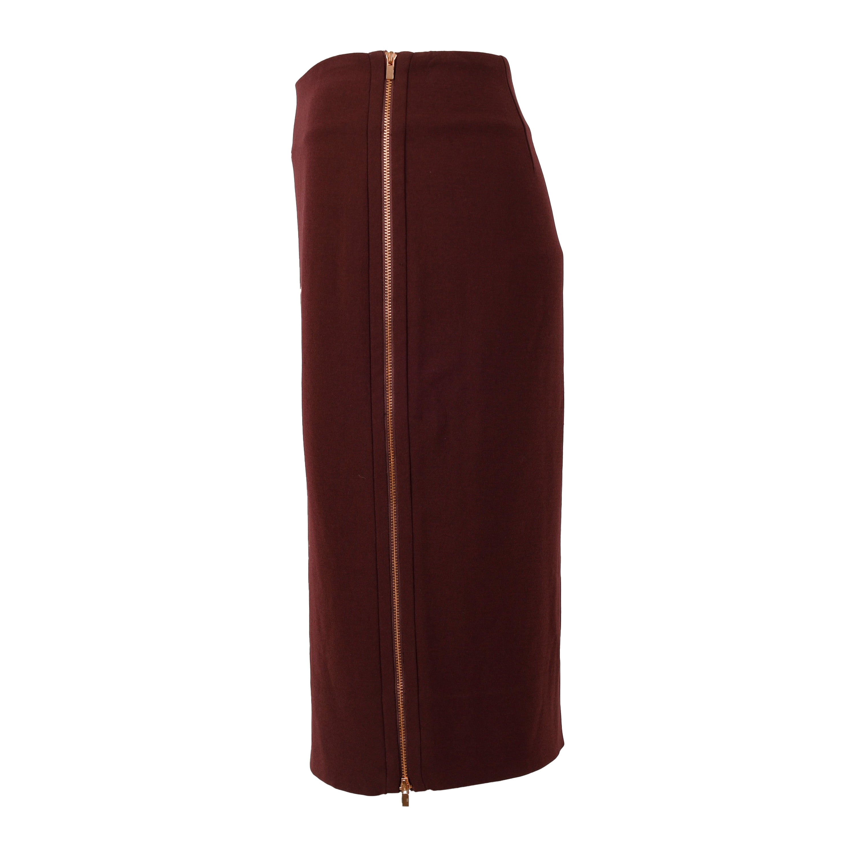 Diane Von Furstenberg Side Zippered Midi Skirt - '10s