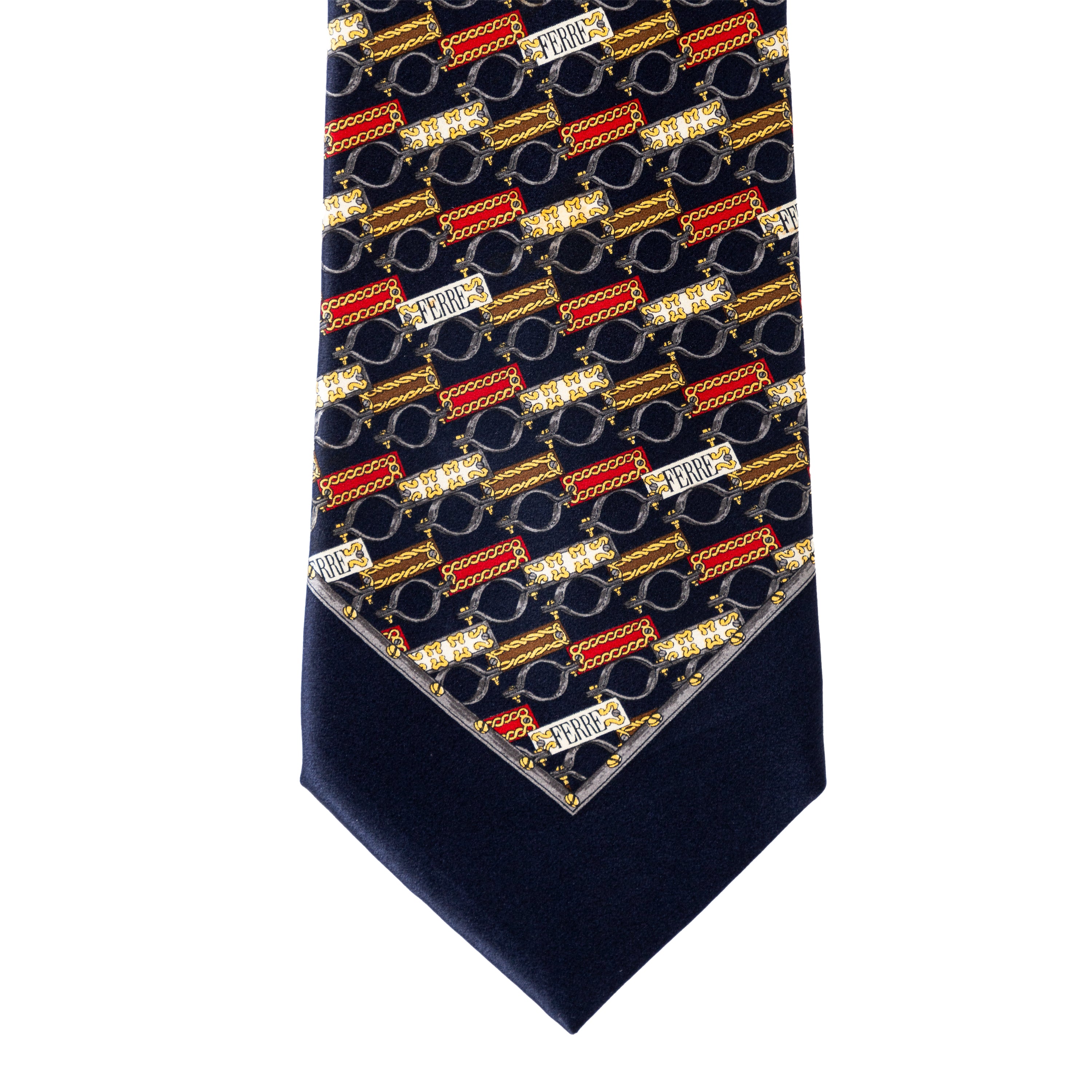 Gianfranco Ferré Printed Silk Tie - '90s