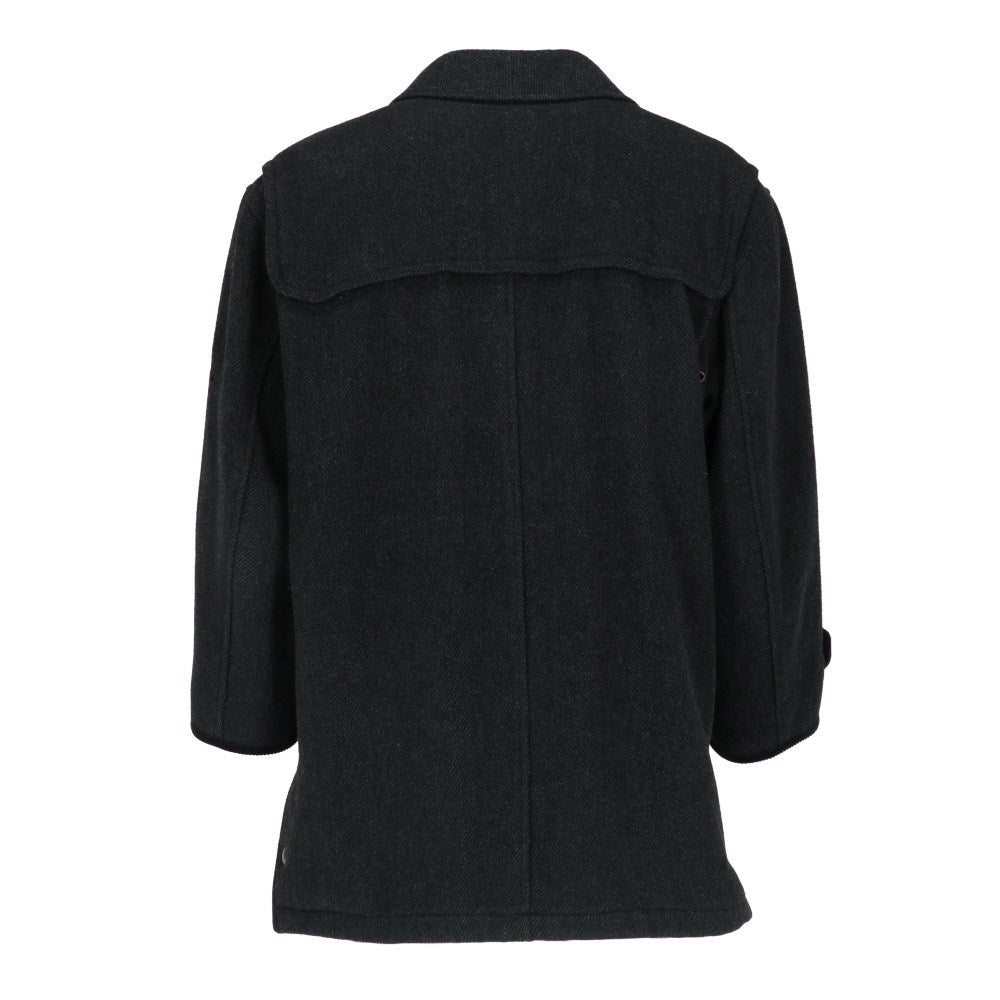 Henri-Lloyd-Blue-Wool-Montgomery-Coat- '90s