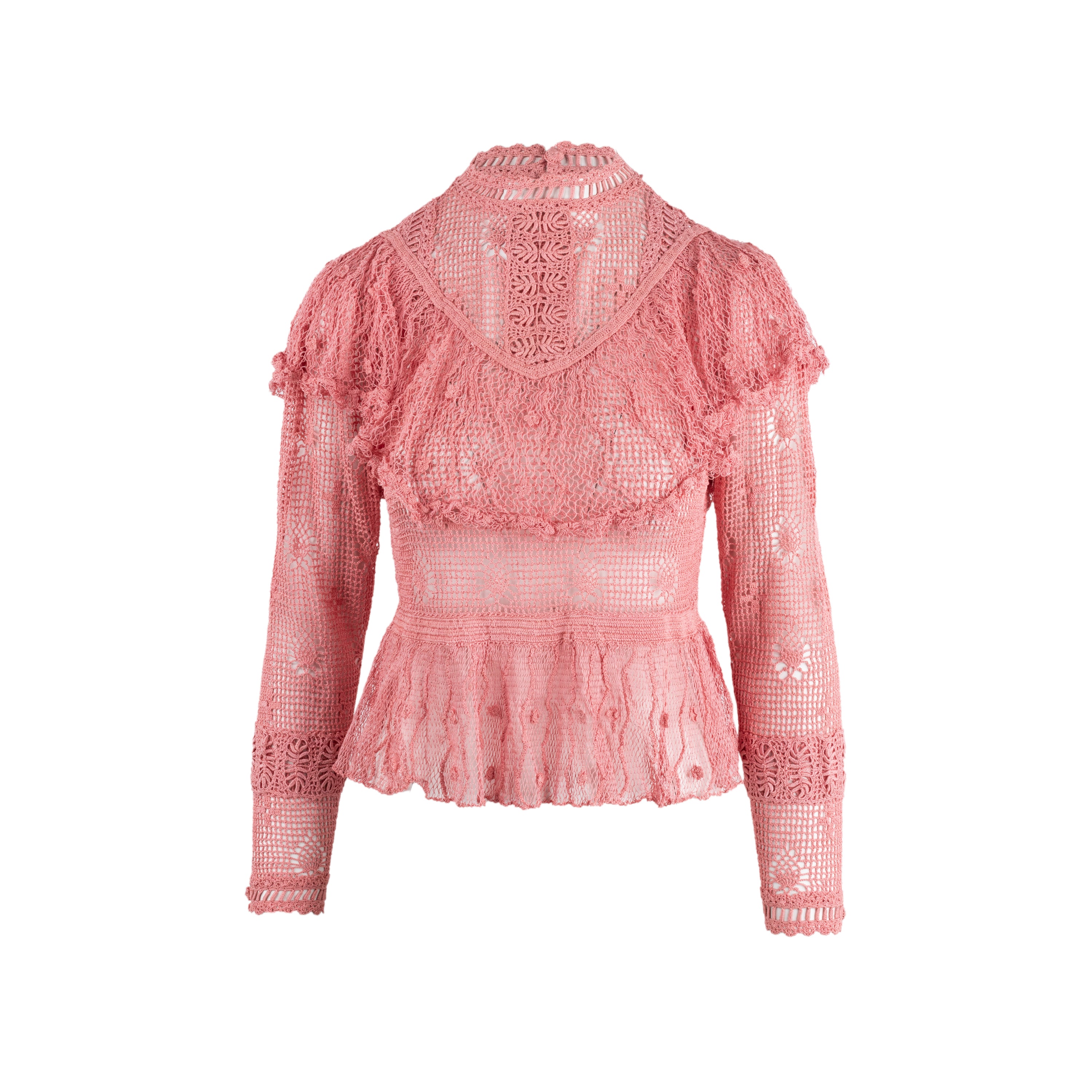 Macramè Ruffle Top- '10s