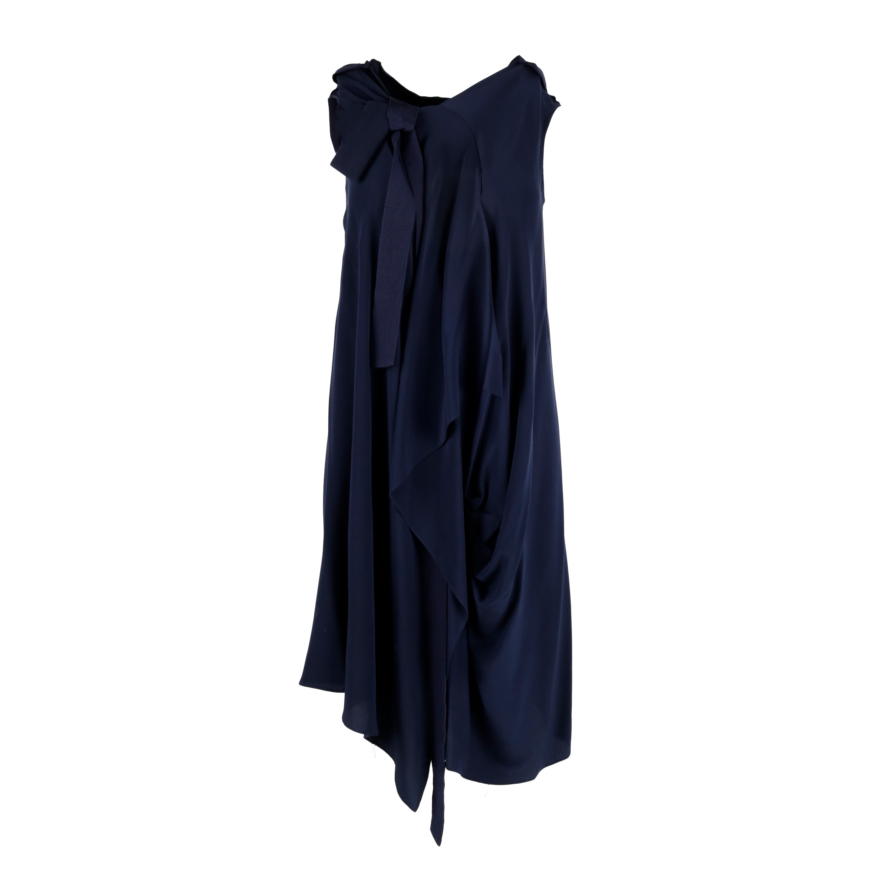 Moschino Tie-knot Silk Dress - '10s