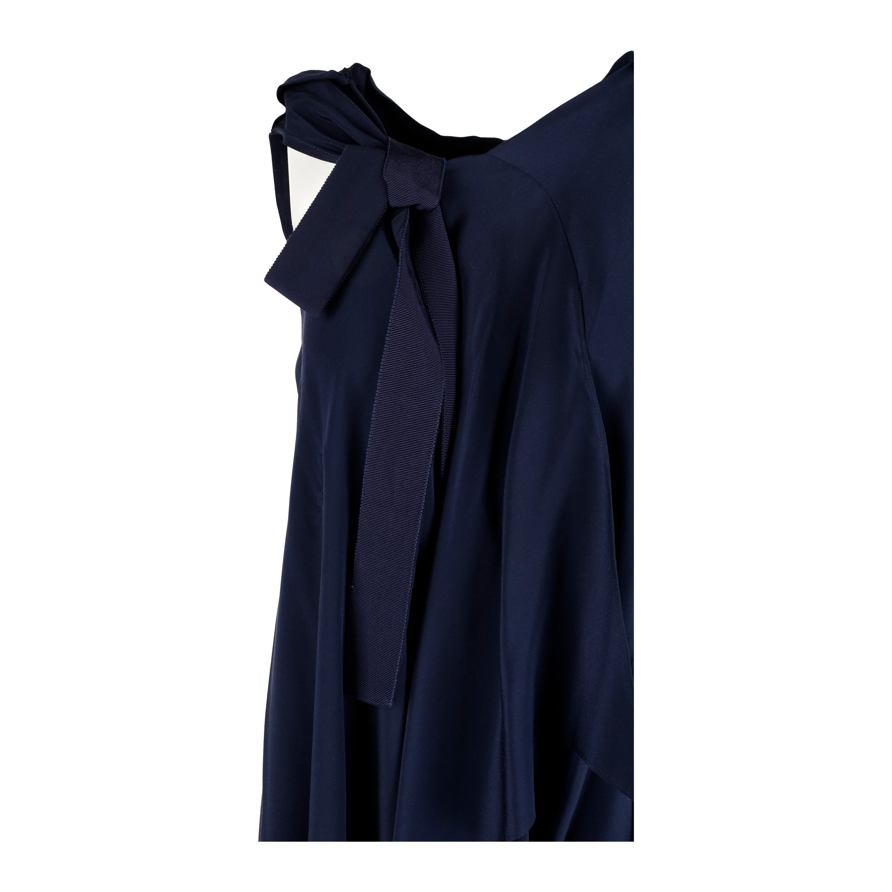 Moschino Tie-knot Silk Dress - '10s