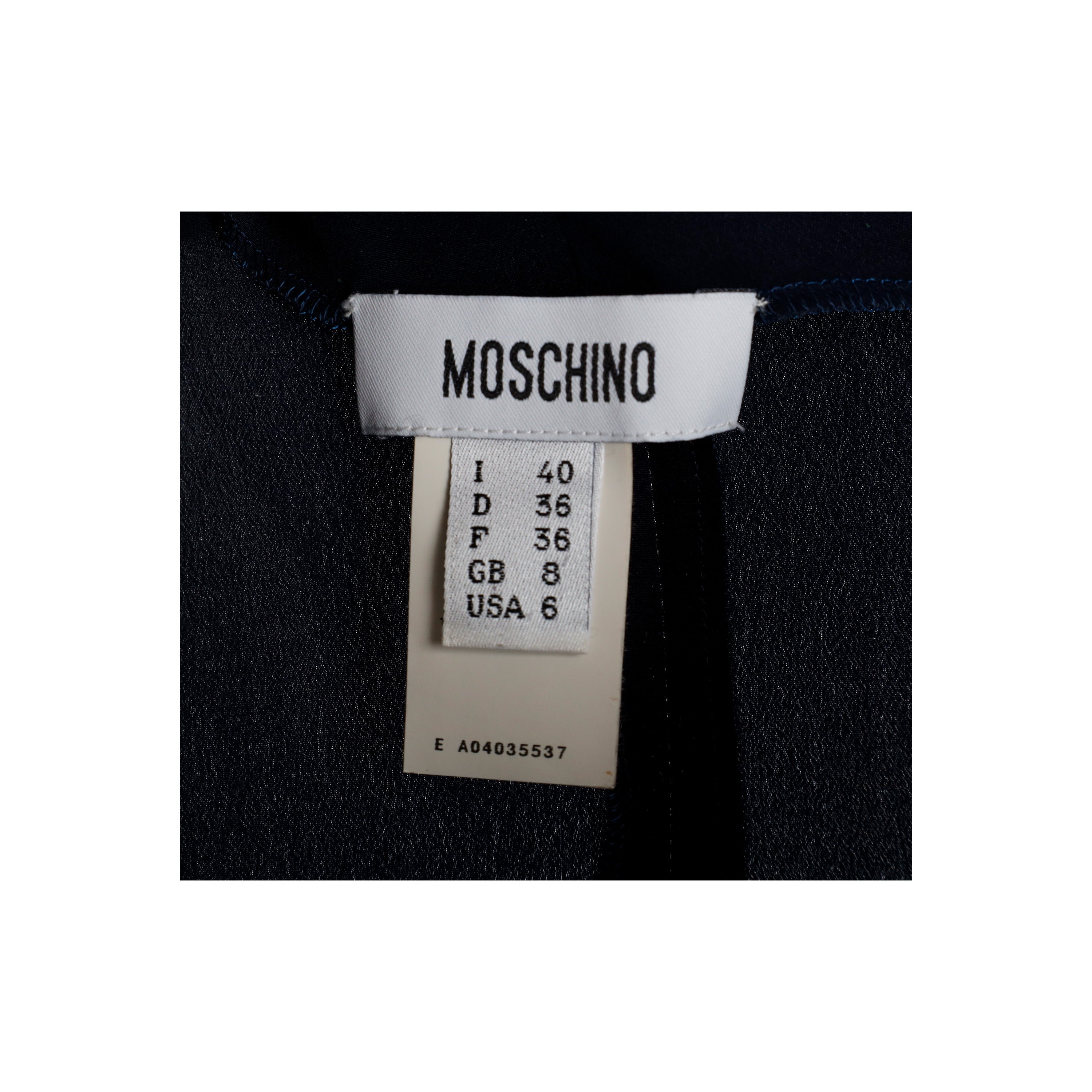 Moschino Tie-knot Silk Dress - '10s