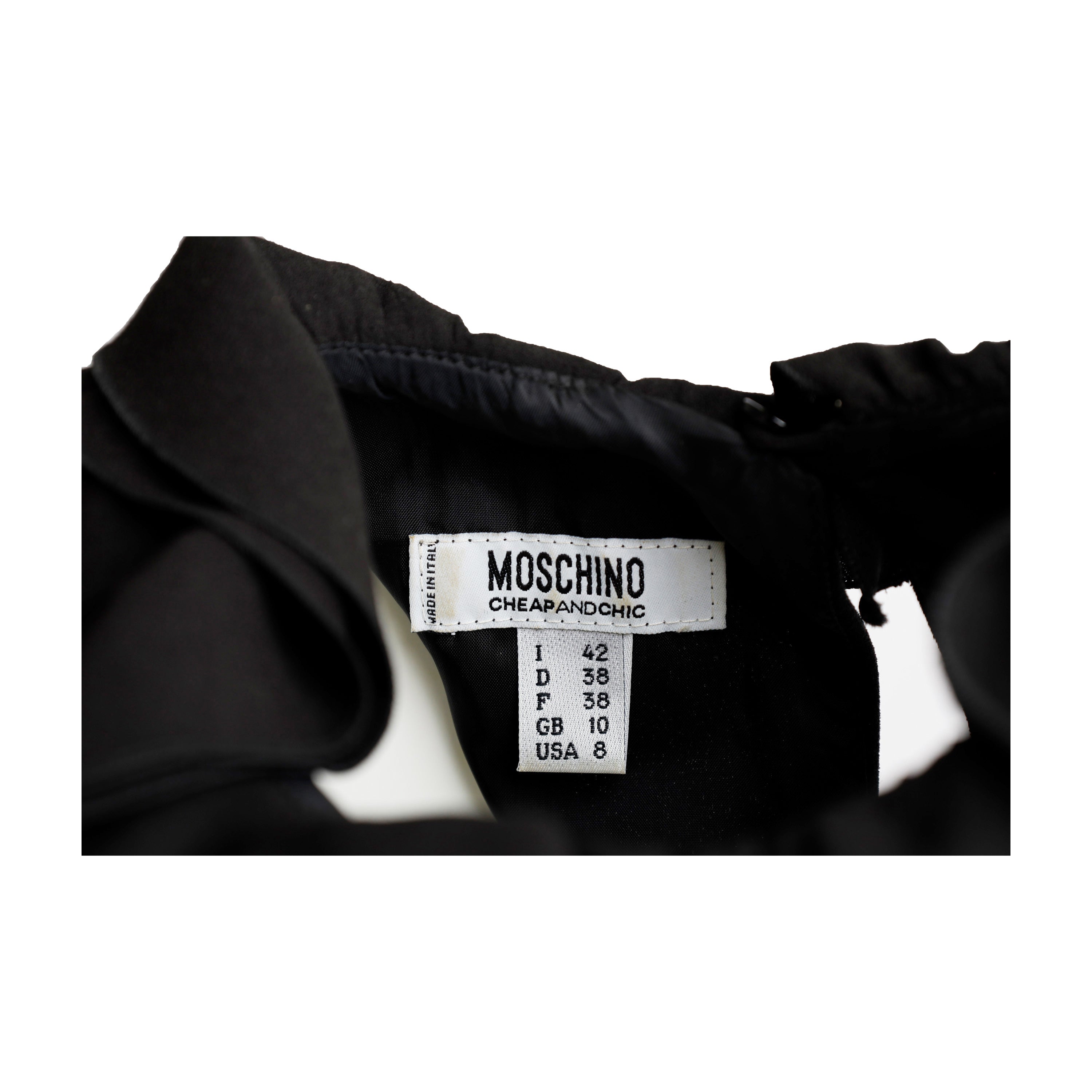 Moschino Cheap and Chic Dress with Layered Ruffles  - '00s