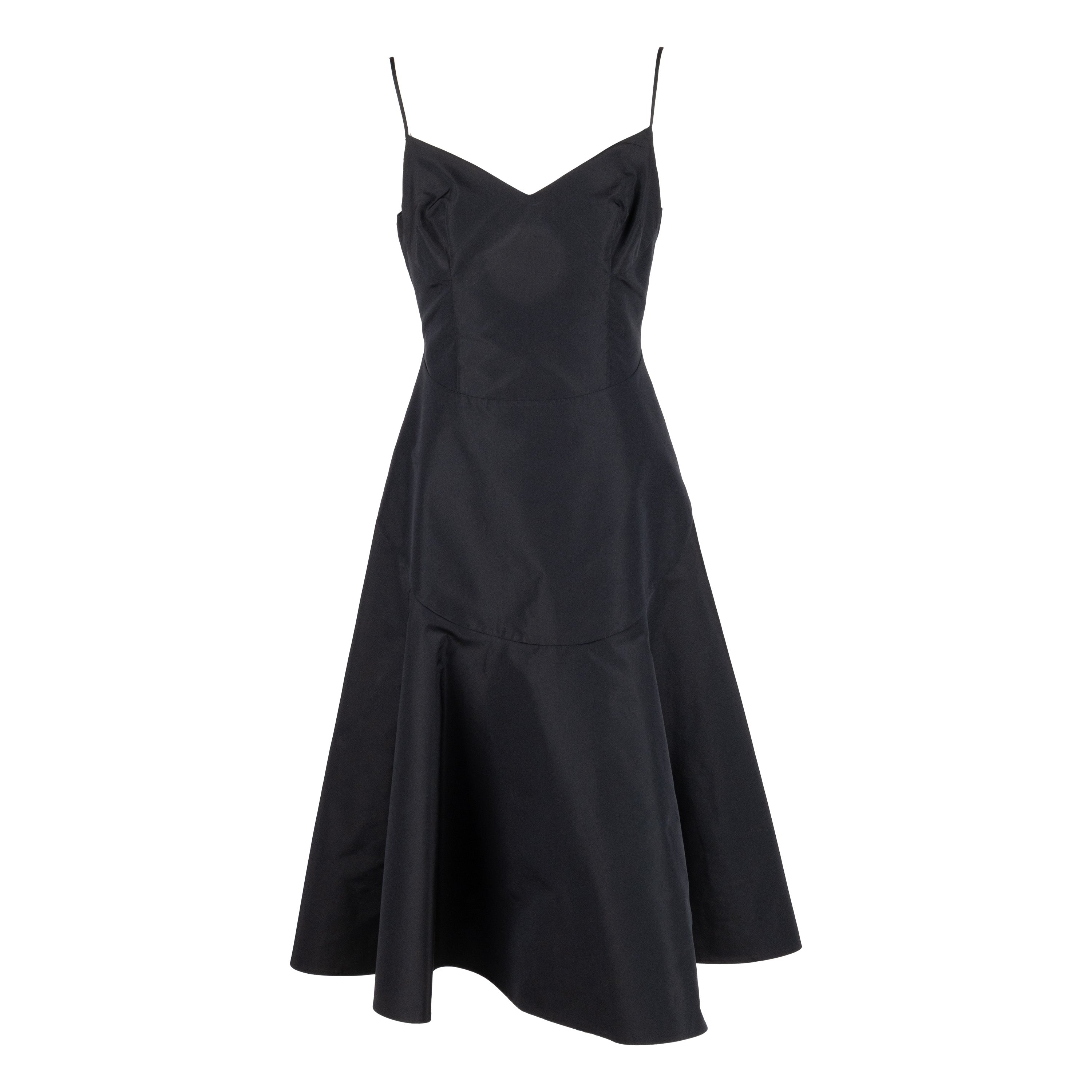 Moschino Silk Dress with Back Pleats - '10s