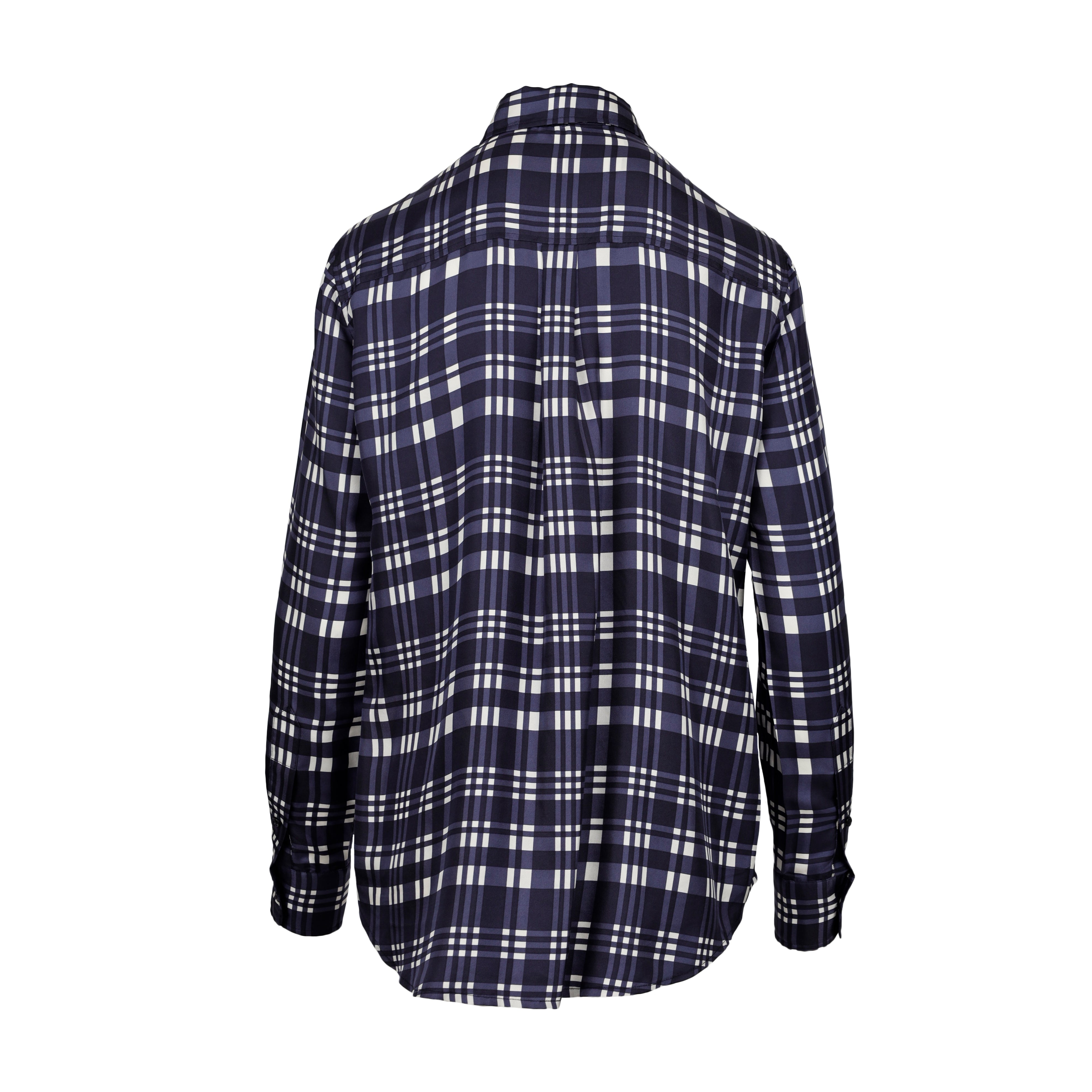 Joseph New Garçon Check Twill Silk Shirt - '10s