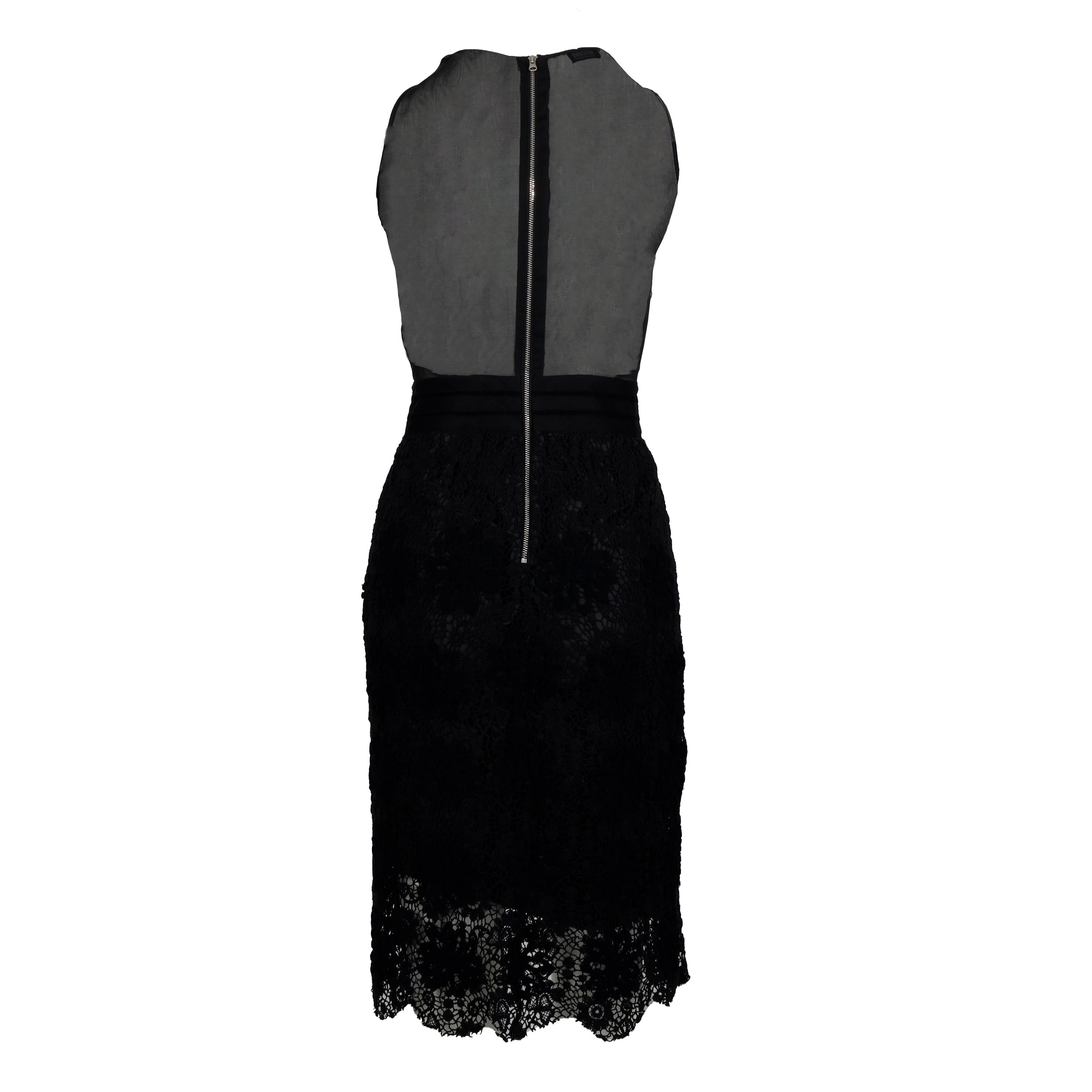 Moschino Cheap and Chic Sheer and Lace Dress - '10s