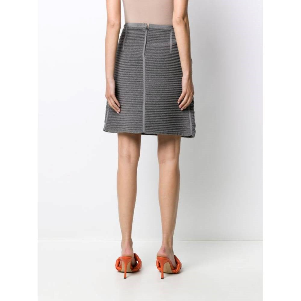 Gianfranco Ferré Grey Mini Skirt - 2000s