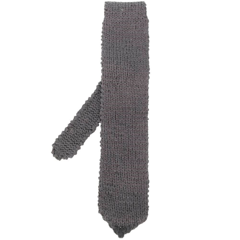 Gianfranco Ferré Grey Silk Tie - '90s