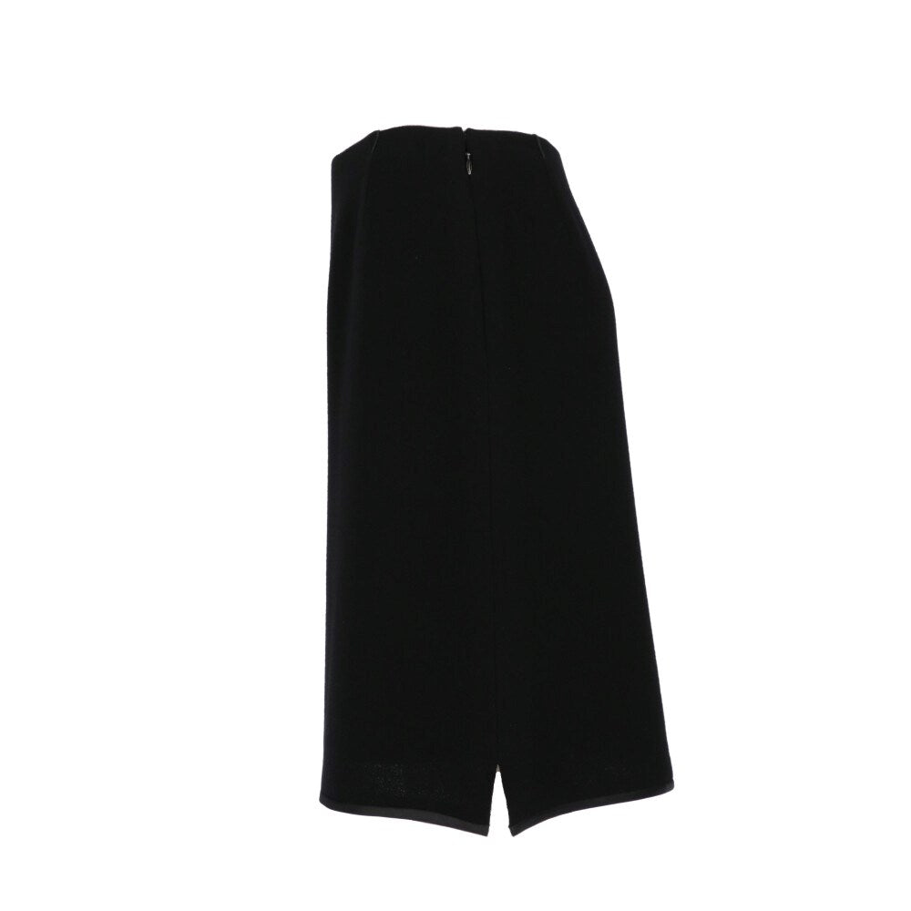 Gianni Versace Black Wool Skirt - '90s