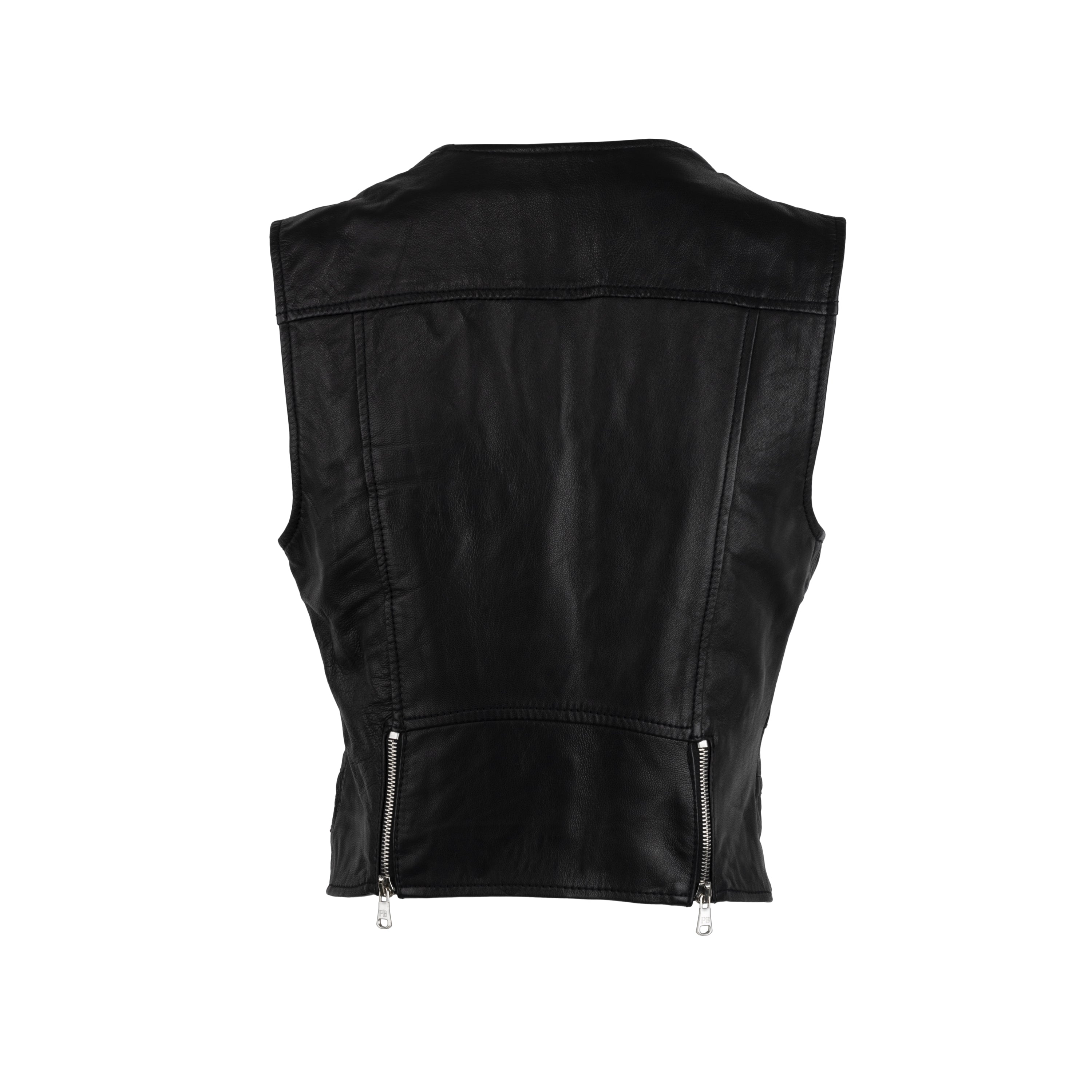 Pierre Balmain Leather Vest - '00s