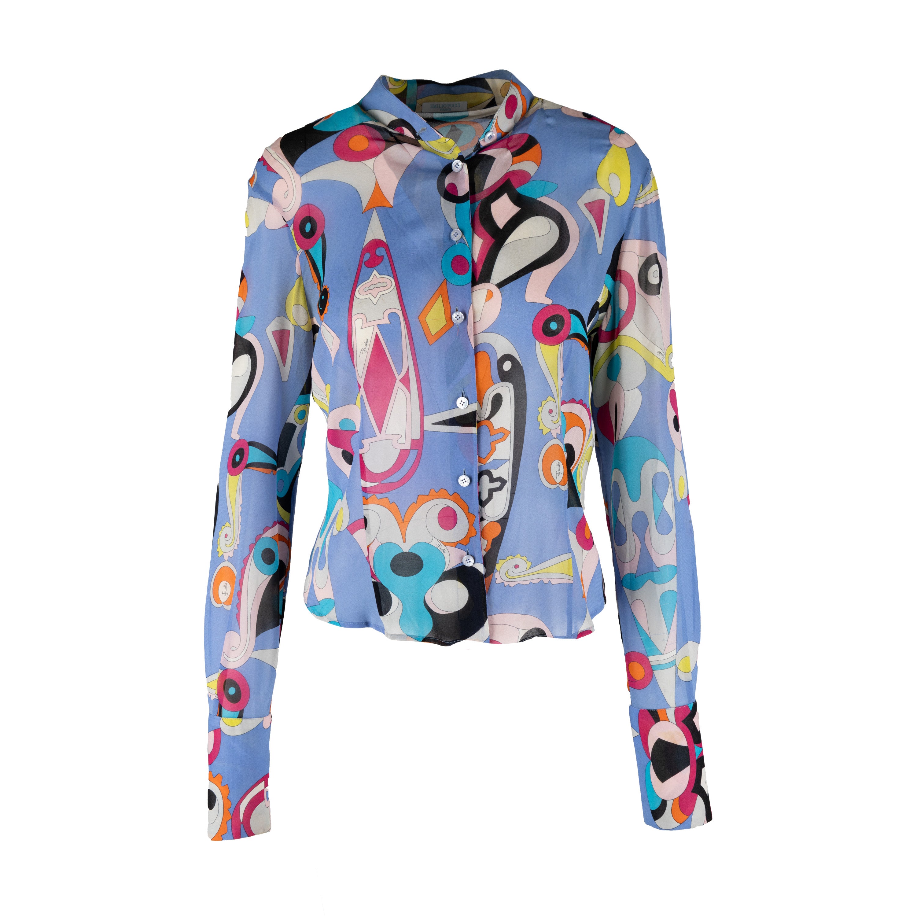 Emilio Pucci Abstract Printed Shirt - '90s