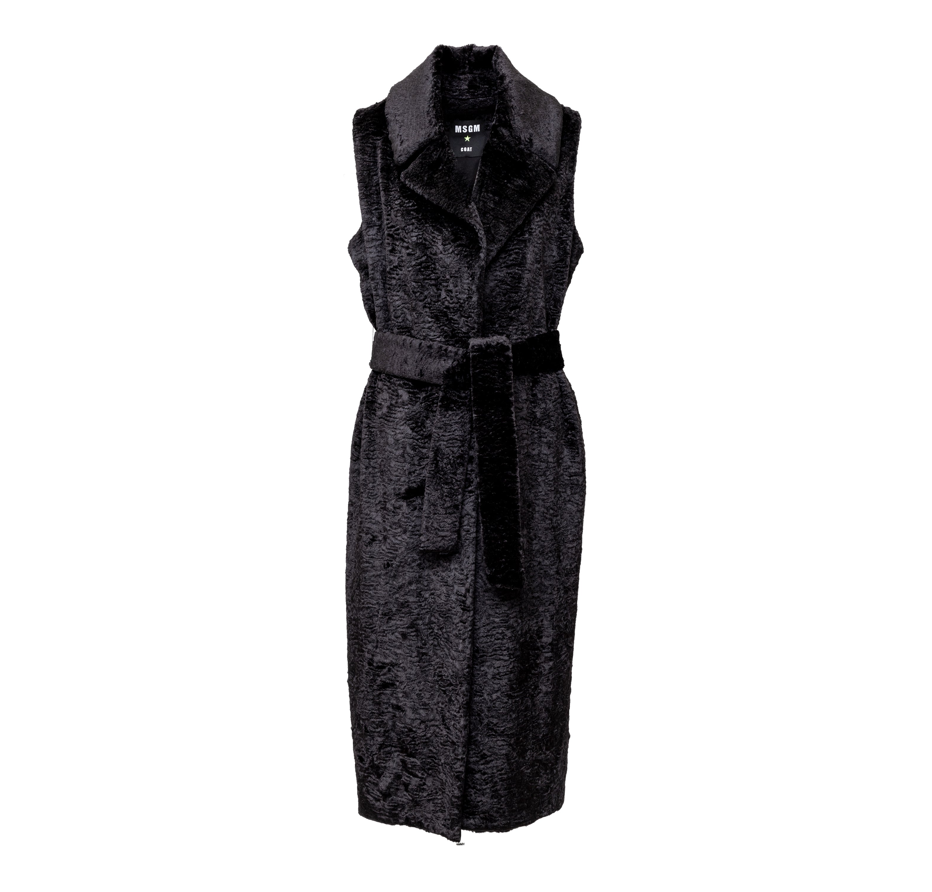 MSGM Sleeveless Coat with Belt - '10s