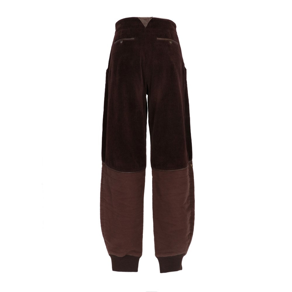 Claude Montana Brown Velvet and Wool Trousers - '70s