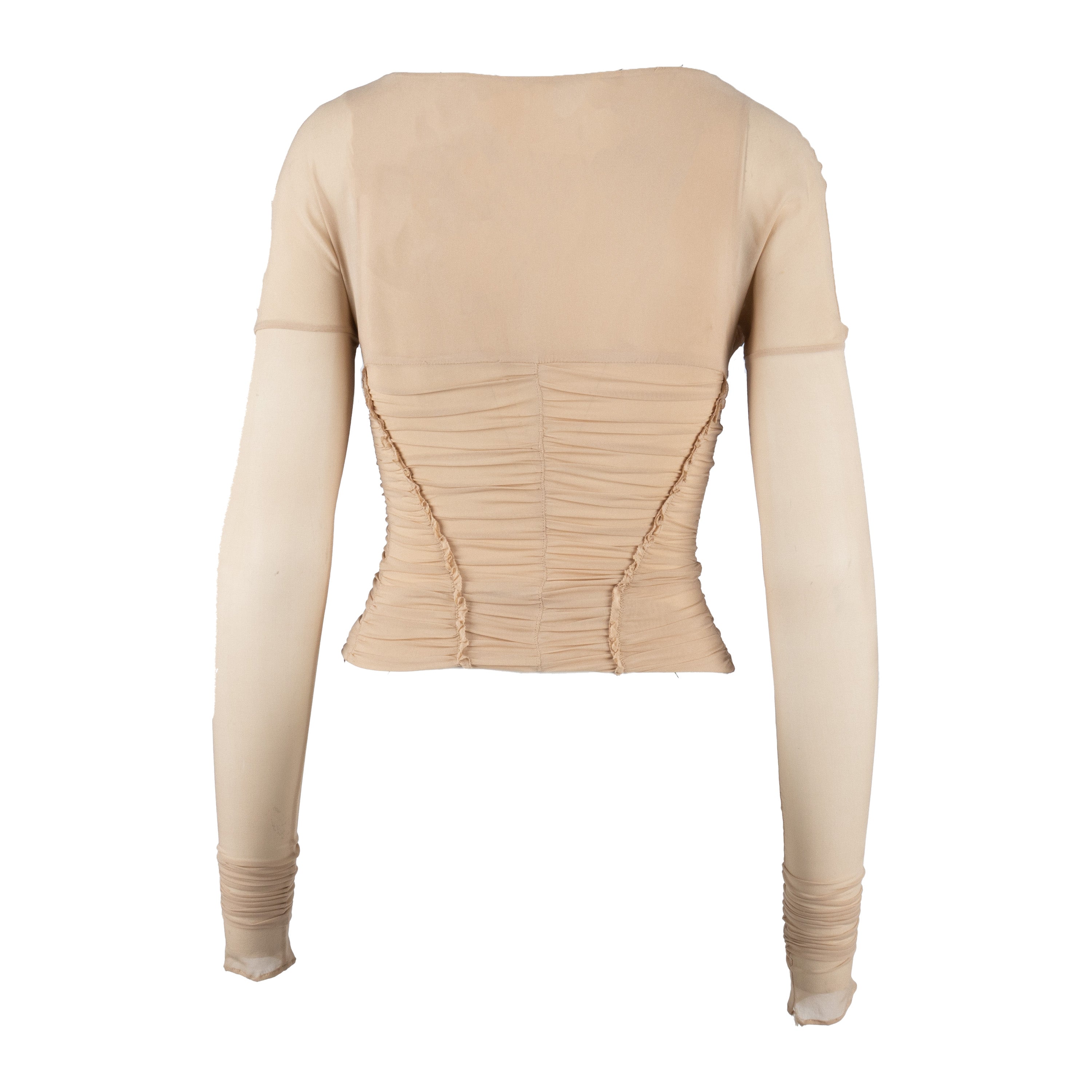 Roberto Cavalli Ruched Top - '00s