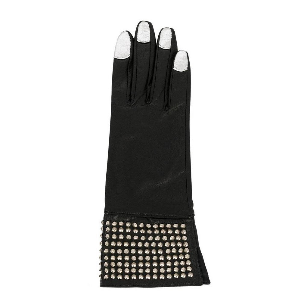 Yohji Yamamoto black leather gloves - '00s