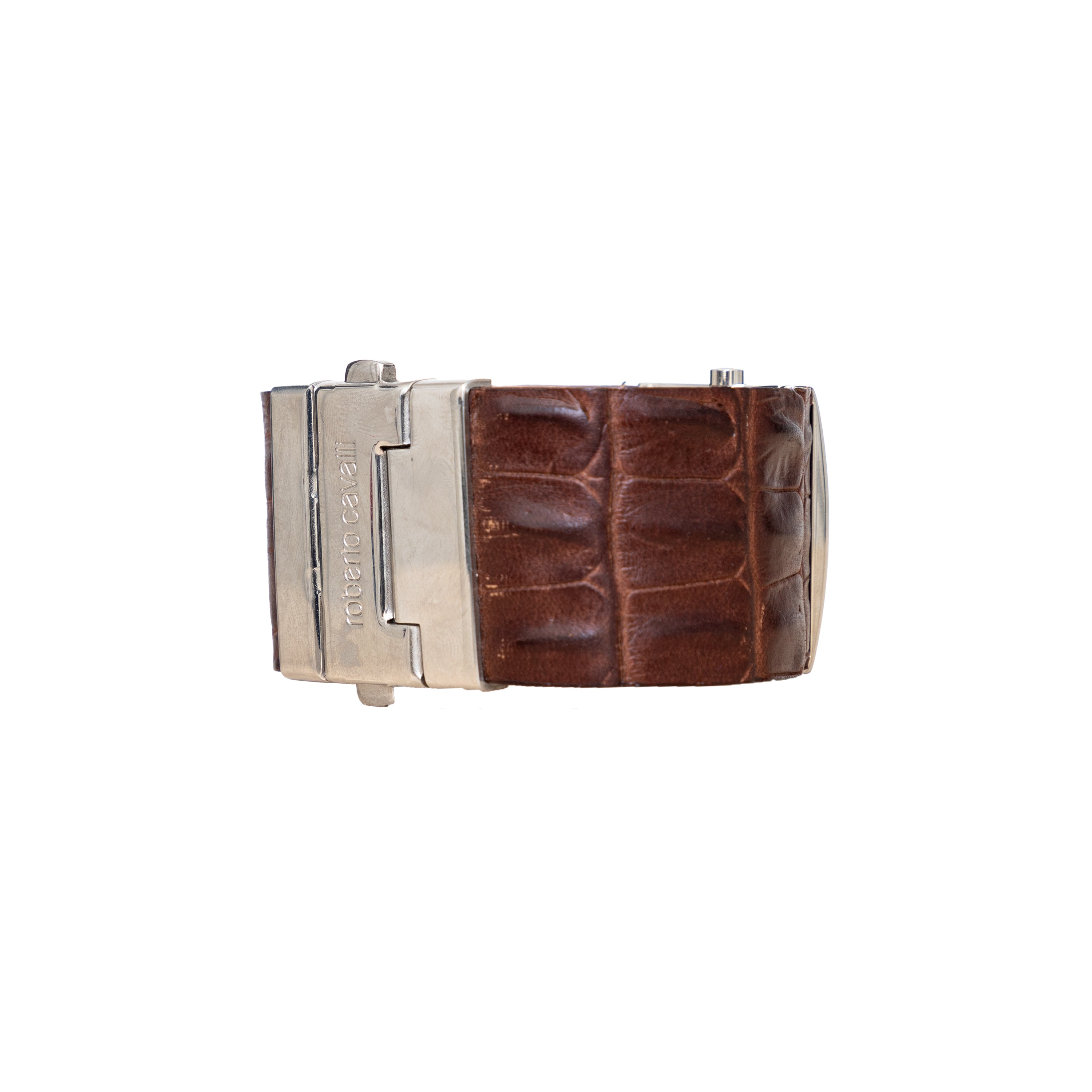 Roberto Cavalli Brown Leather Watch - '10s