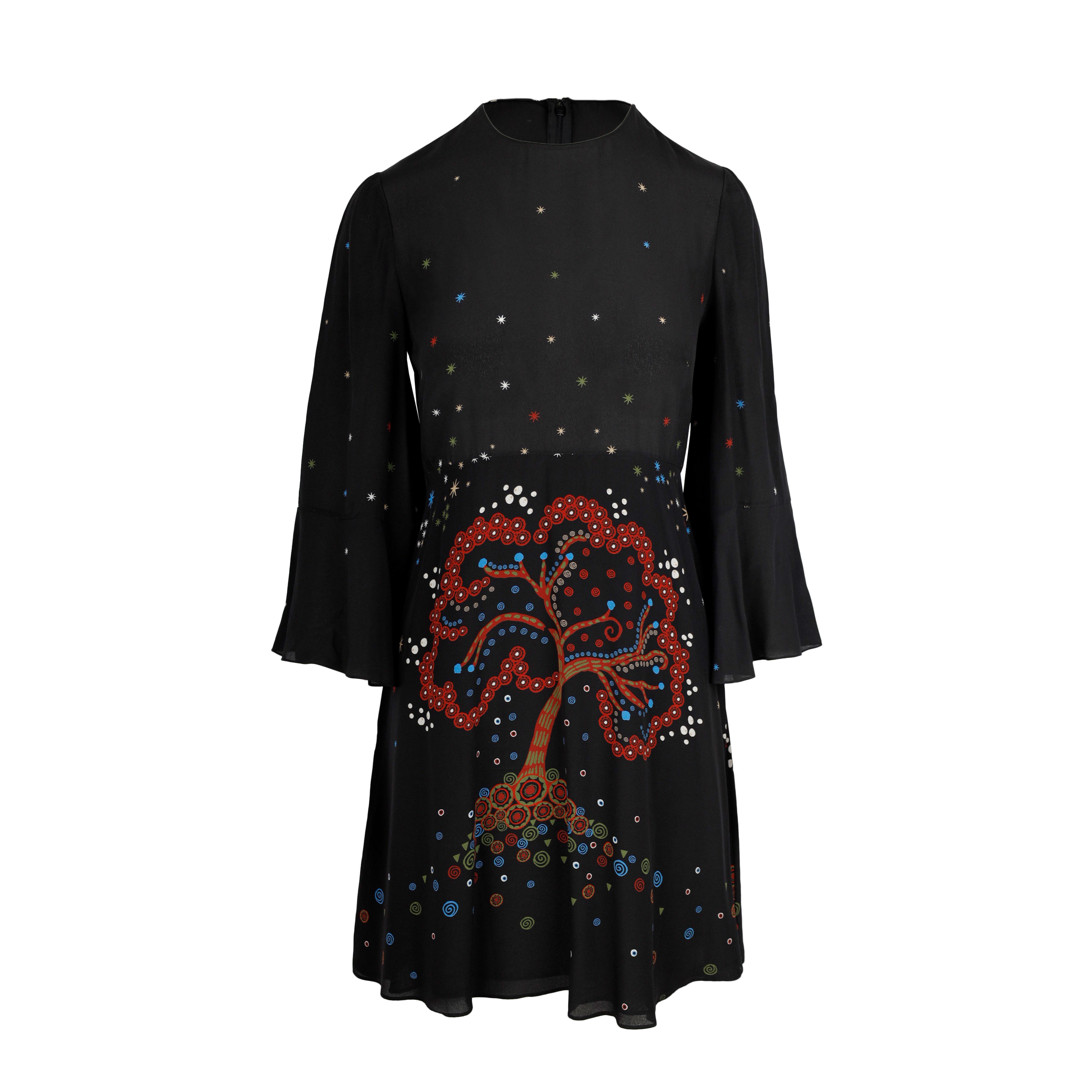 Valentino Silk Print Dress - '10s