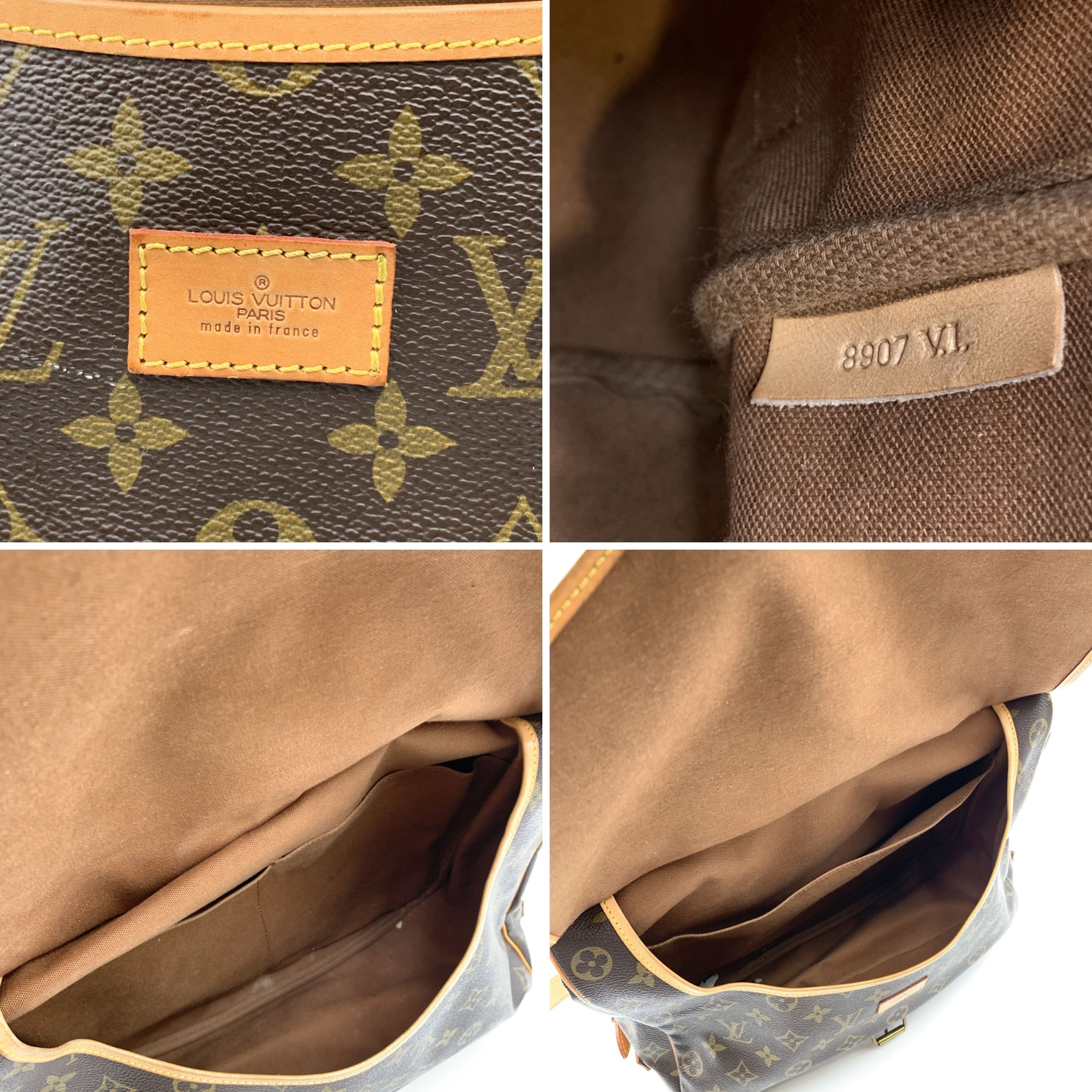 Louis Vuitton Crossbody Bag Vintage Saumur